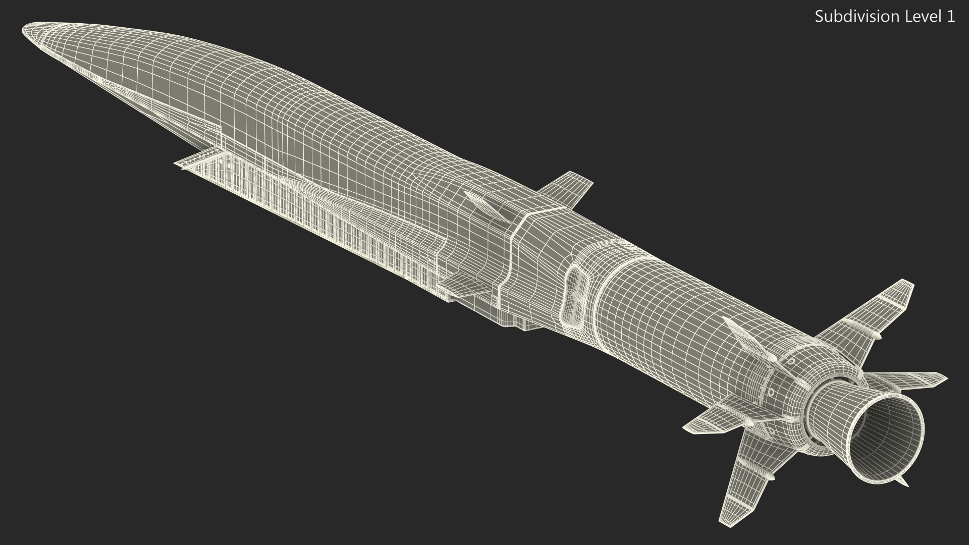 3D Hypersonic Cruise Missile3M22 Zircon