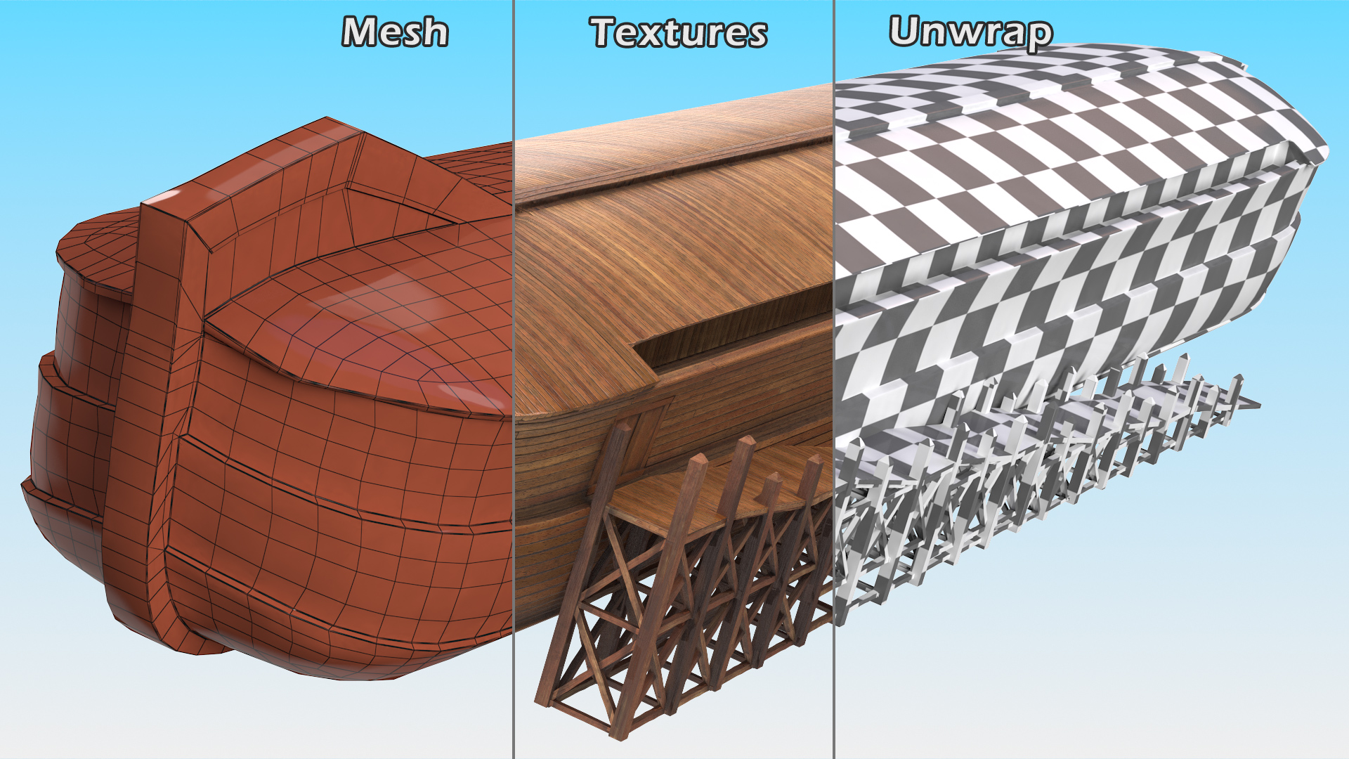 Noah Ark Clean 3D model