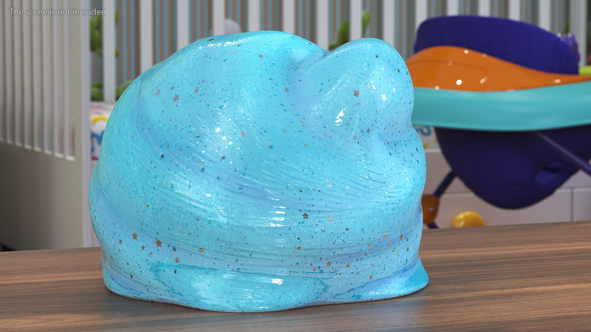 3D model Blue Toy Slimes