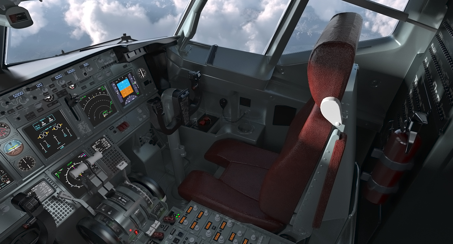 3D Boeing 737 800 with Interior Ryanair