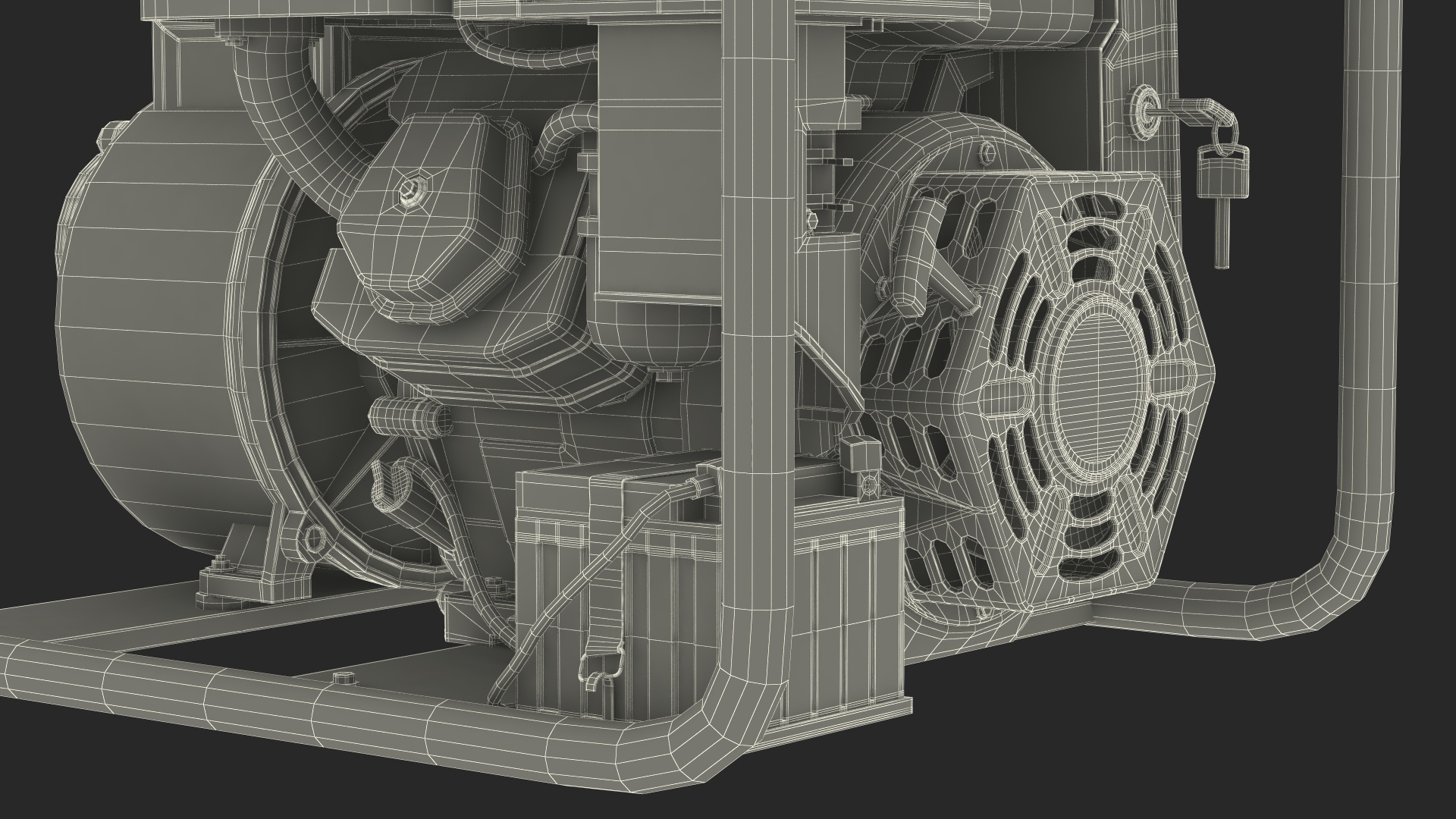 3D model Thornado Petrol Water Transfer Pump