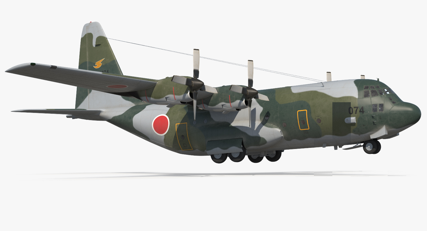 3D Lockheed C 130H Hercules L 382 Japan Air Force