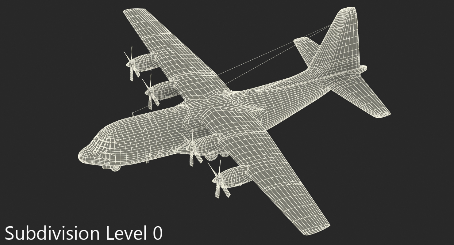 3D Lockheed C 130H Hercules L 382 Japan Air Force