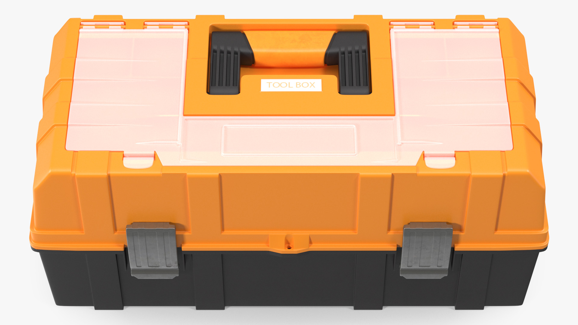 Three Layer Folding Plastic Toolbox Rigged 3D