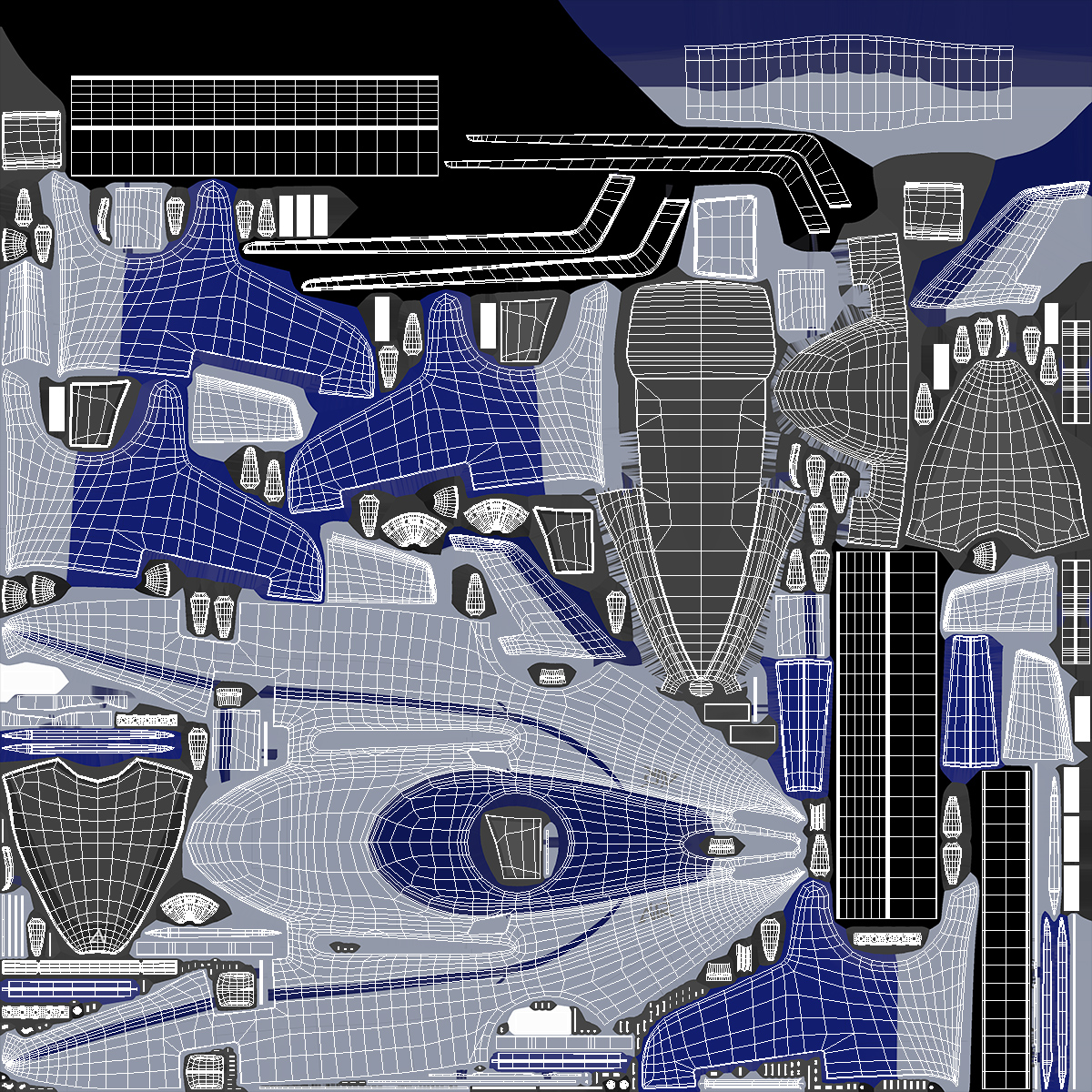 3D model eVTOL Taxi