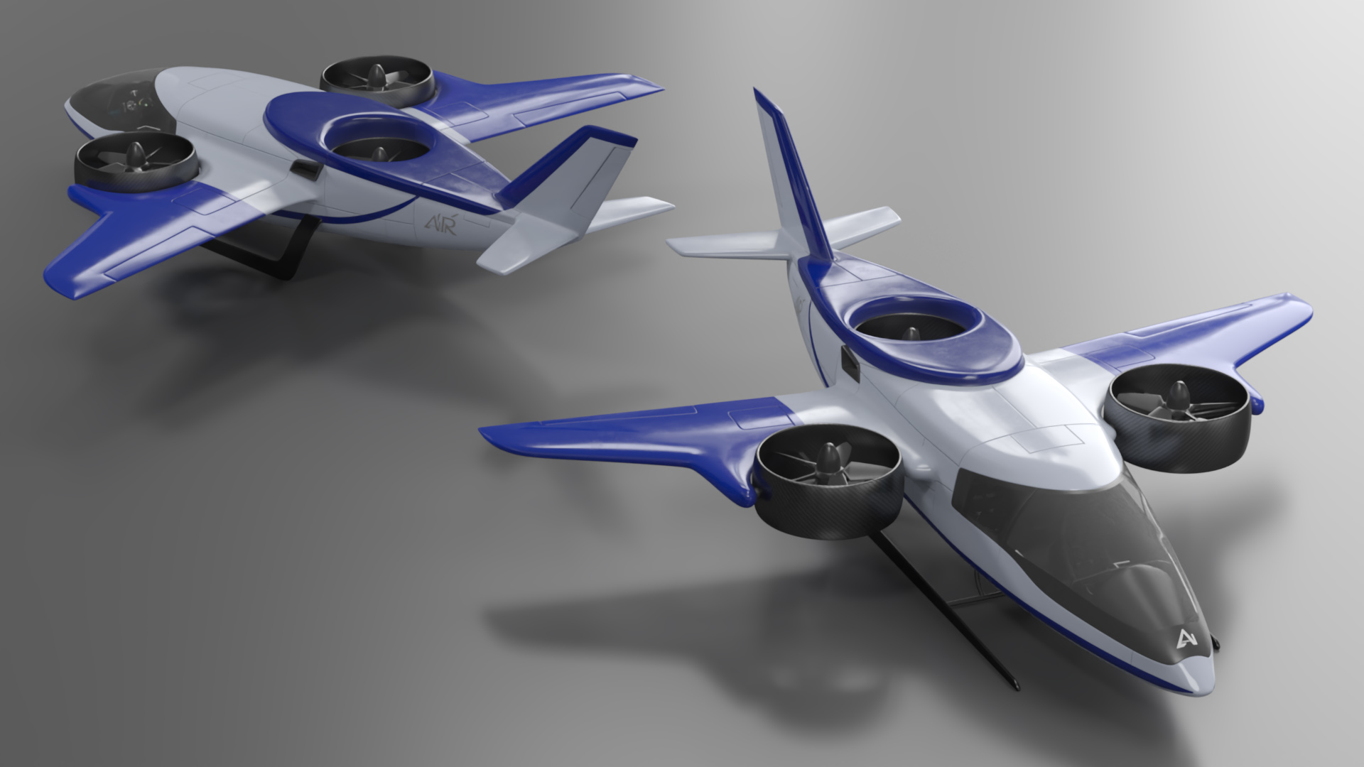 3D model eVTOL Taxi