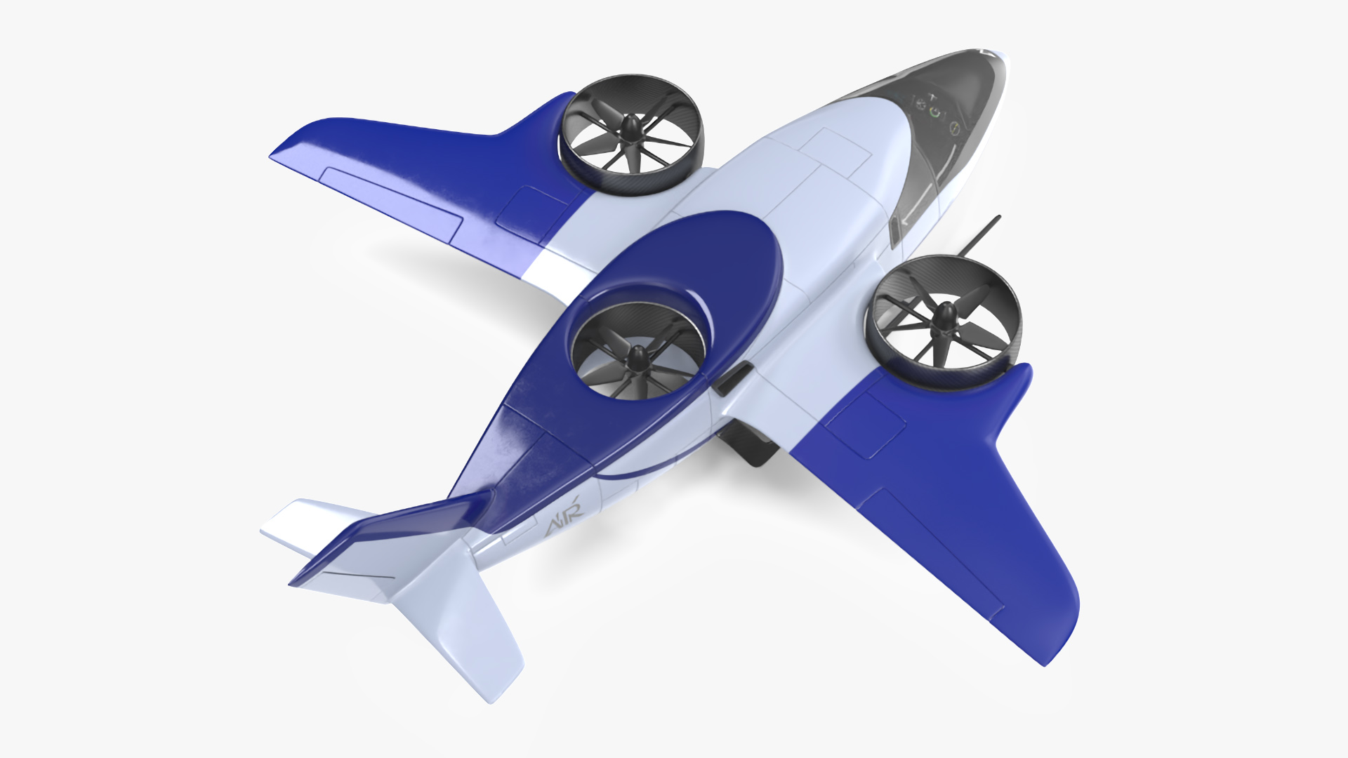 3D model eVTOL Taxi