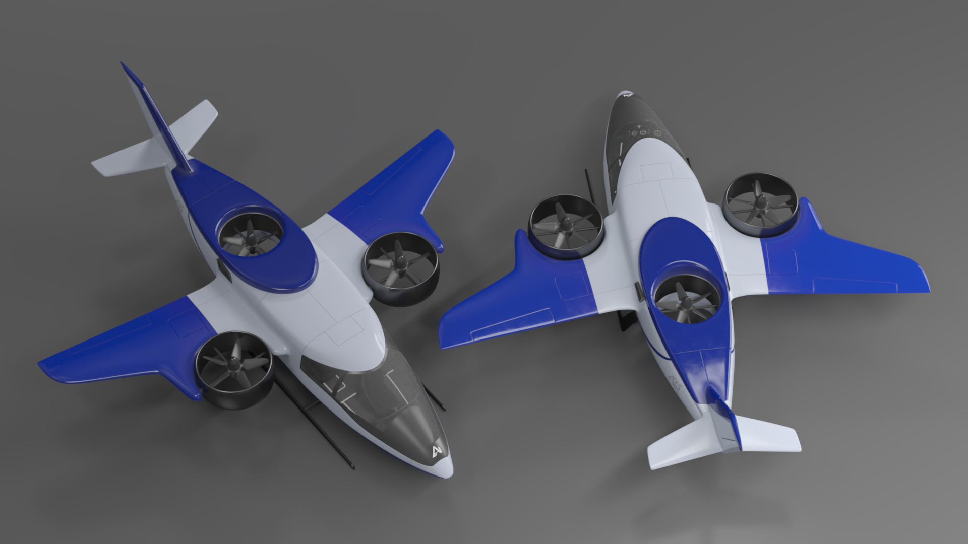 3D model eVTOL Taxi