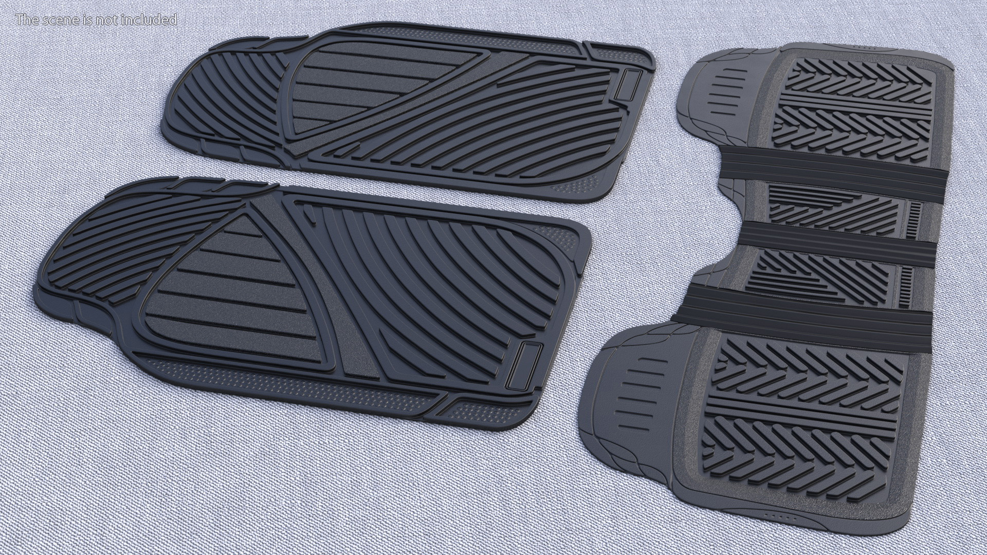 3D All-Season Rubber Car Mats