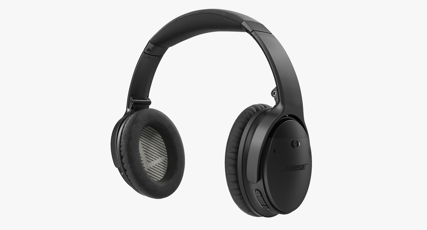 Bose Quiet Comfort Wireless Headphones Black 3D model