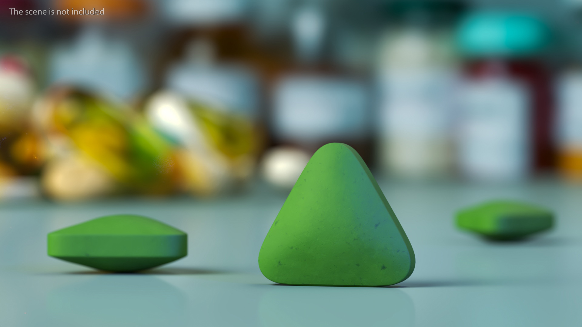 3D Triangle Pill model