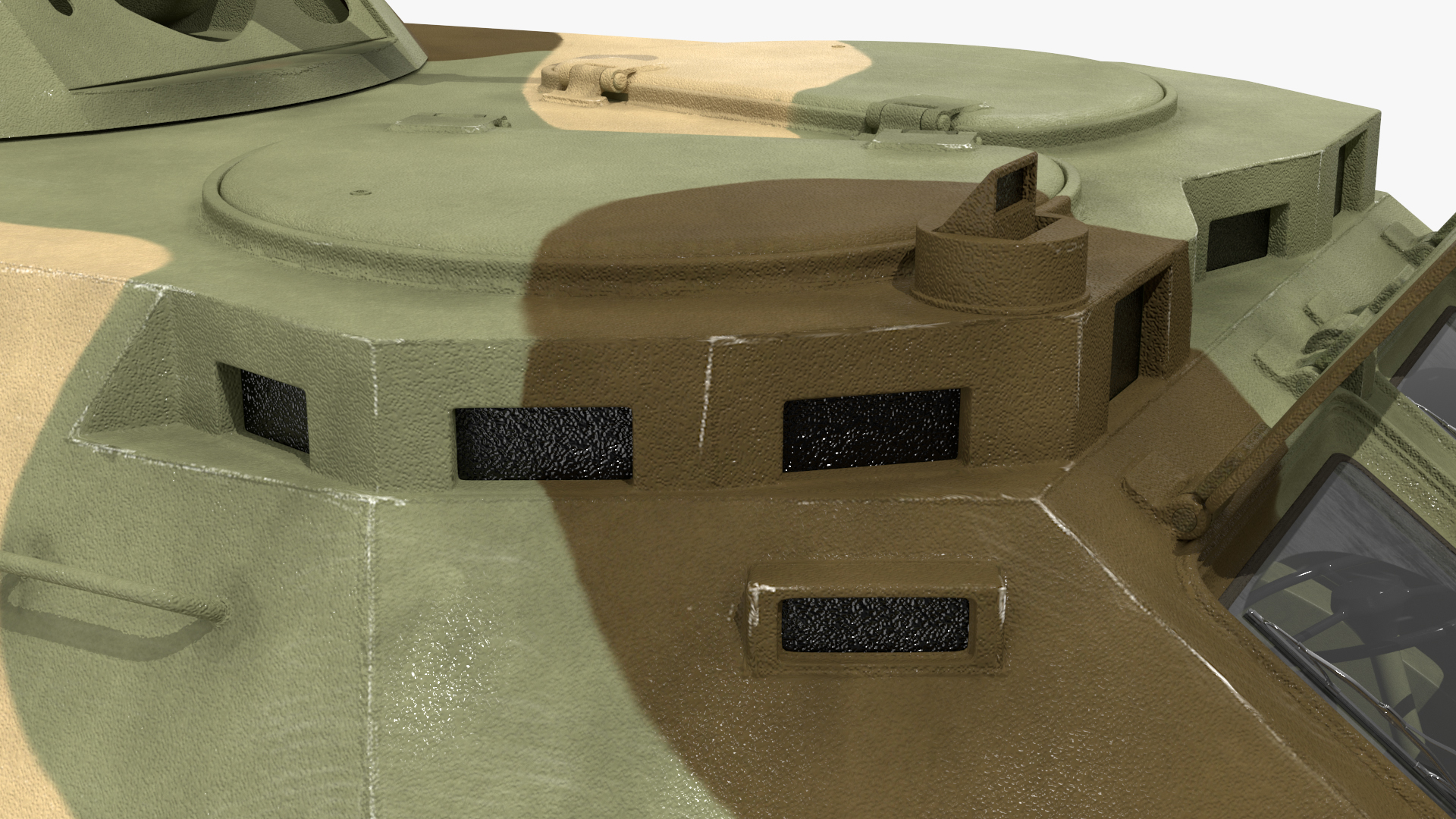 3D model BRDM 2 Amphibious Vehicle