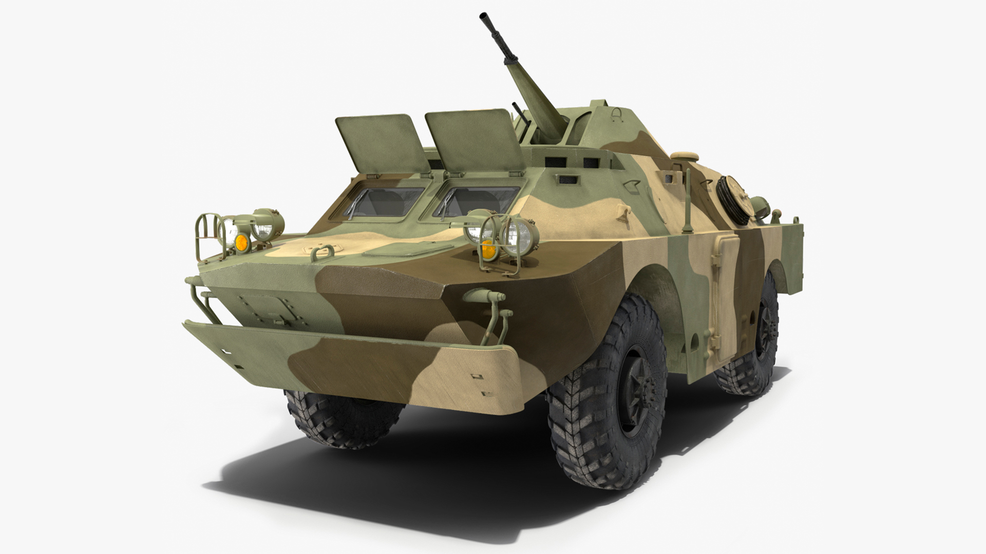 3D model BRDM 2 Amphibious Vehicle