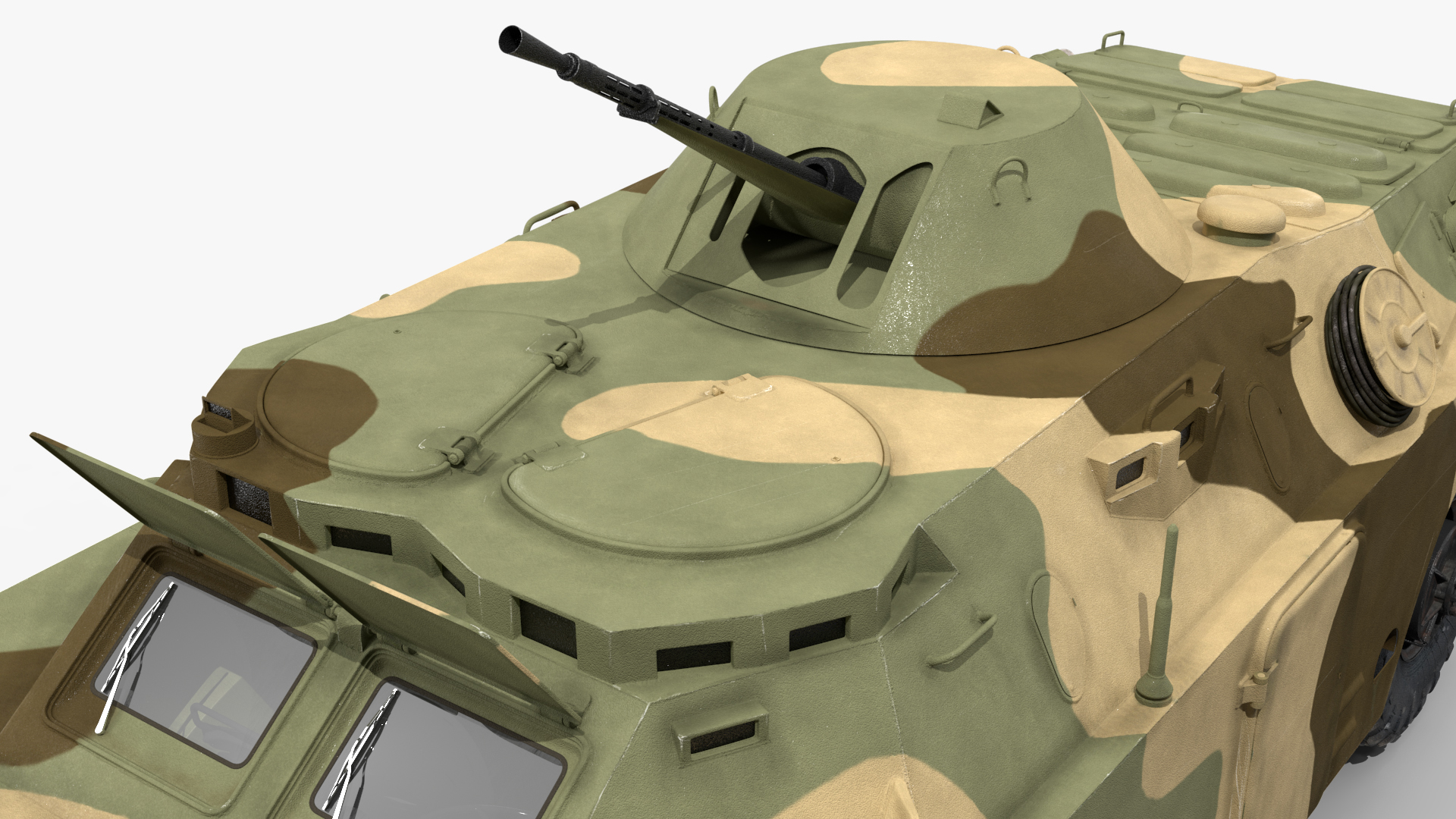 3D model BRDM 2 Amphibious Vehicle