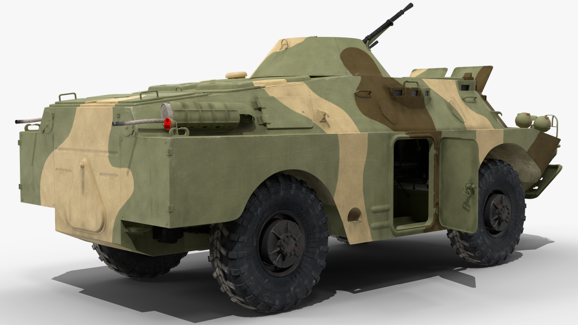 3D model BRDM 2 Amphibious Vehicle