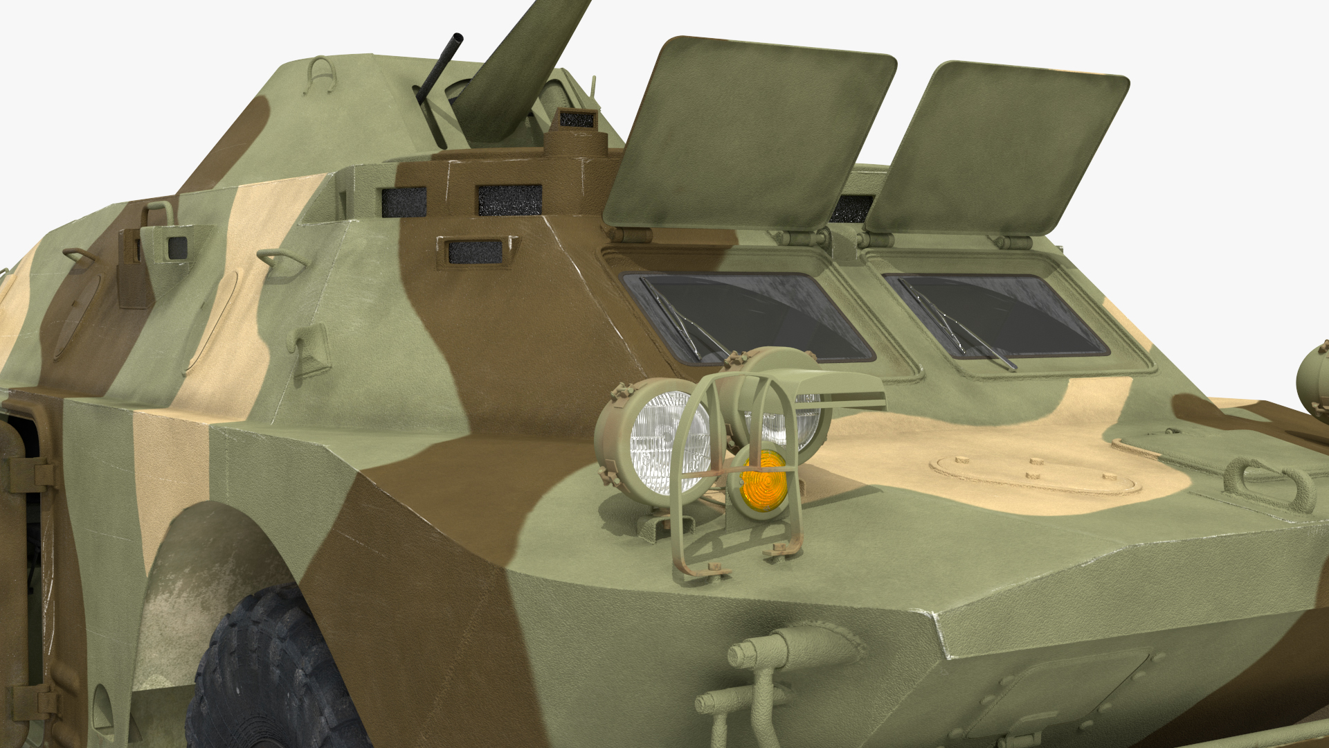 3D model BRDM 2 Amphibious Vehicle