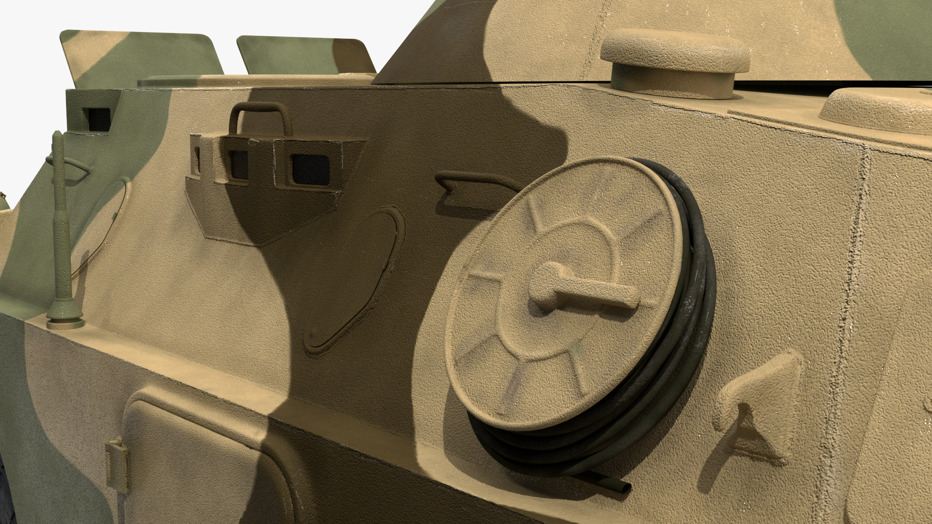 3D model BRDM 2 Amphibious Vehicle