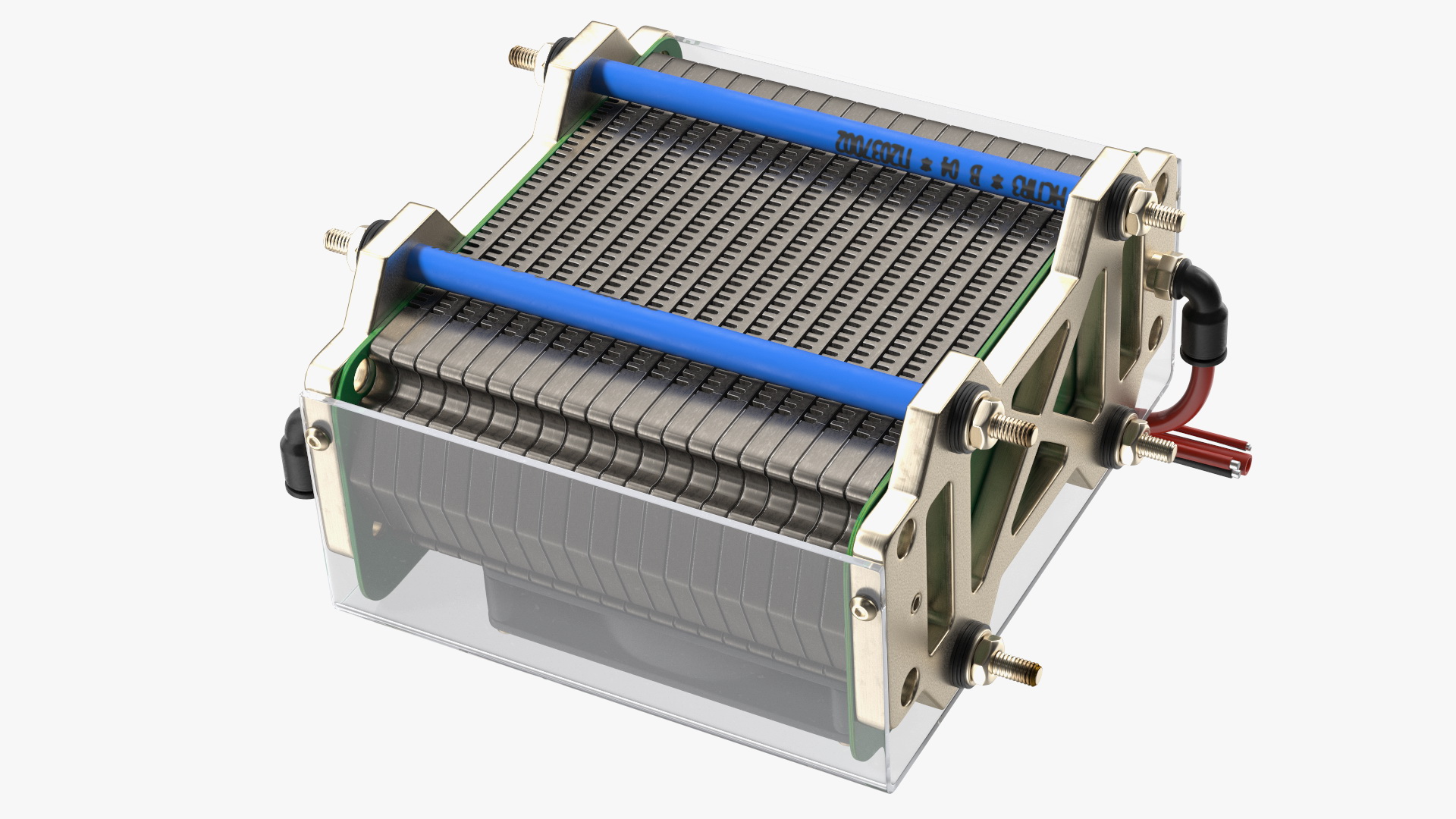 3D model Proton Exchange Membrane Fuel Cell Stack