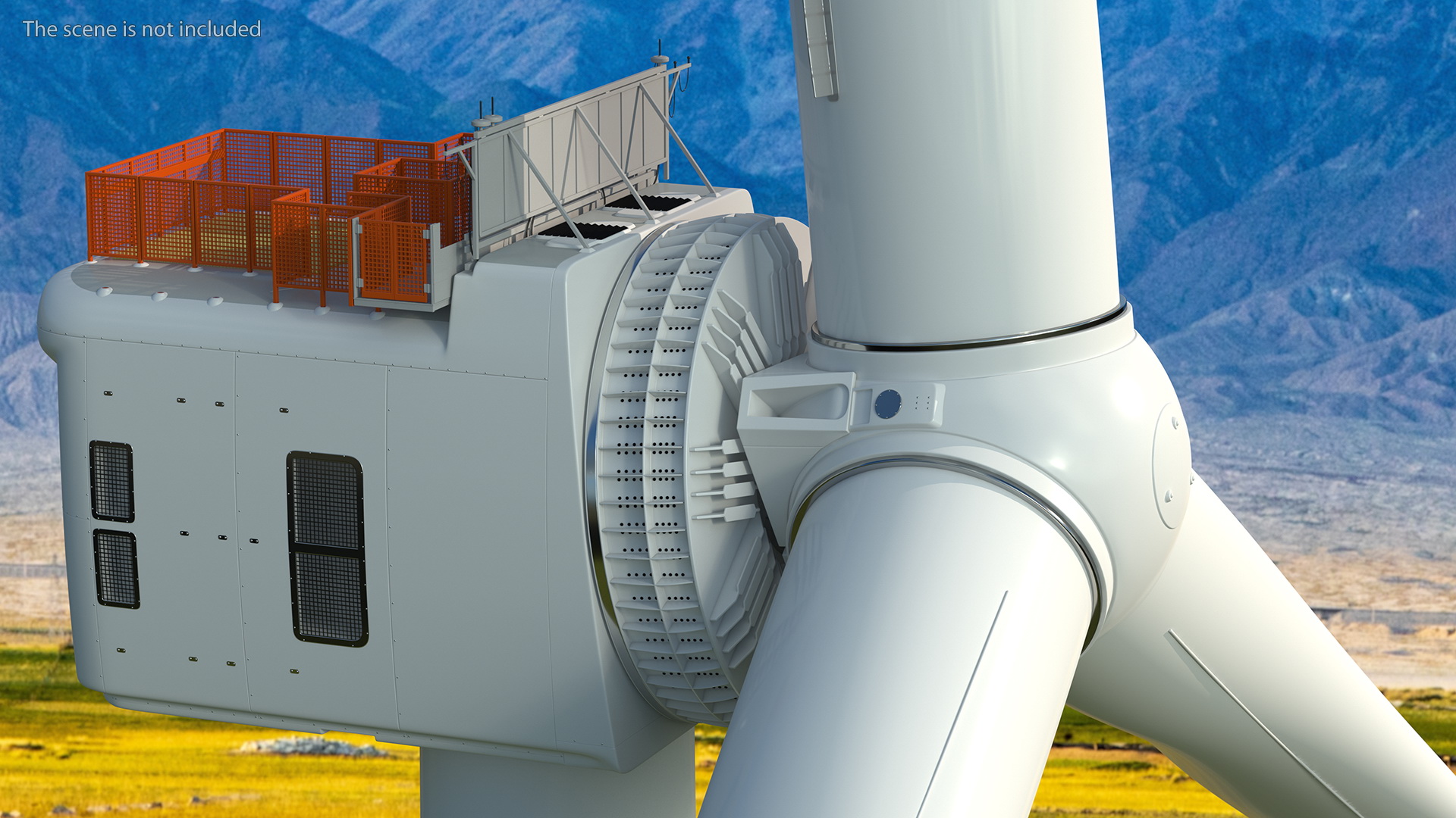 3D Giant Wind Turbine model