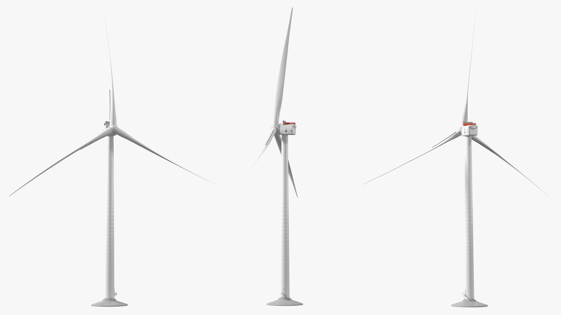 3D Giant Wind Turbine model