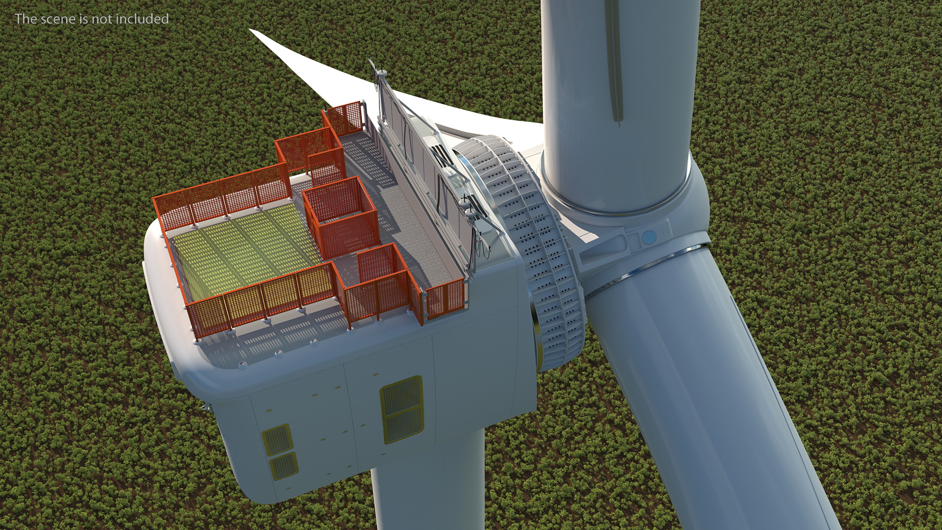 3D Giant Wind Turbine model