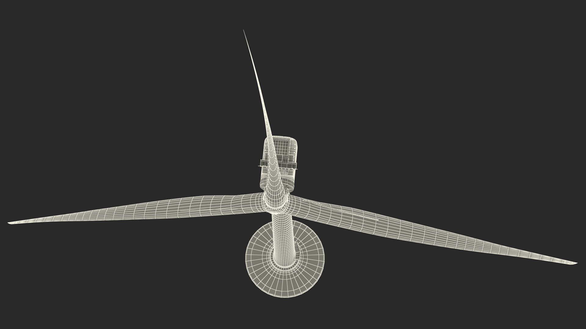 3D Giant Wind Turbine model