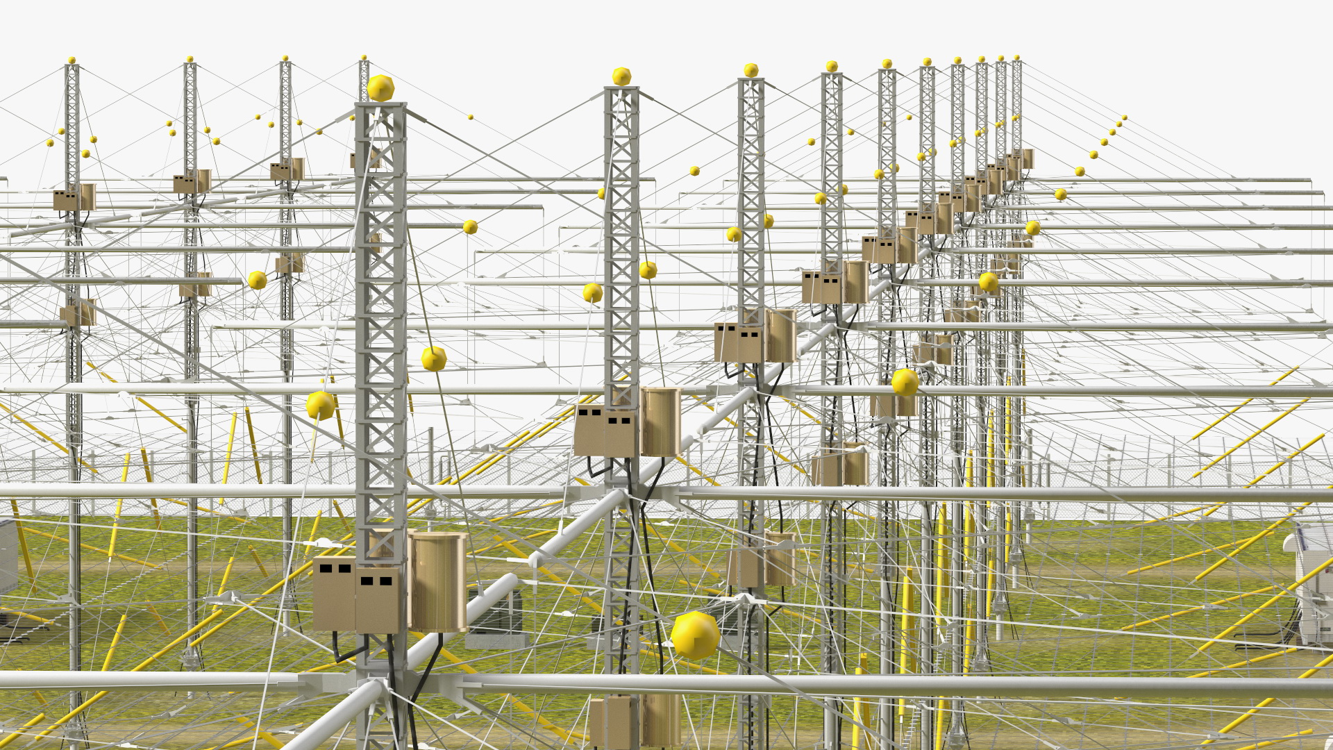 3D HAARP Ionosphere Research Station model