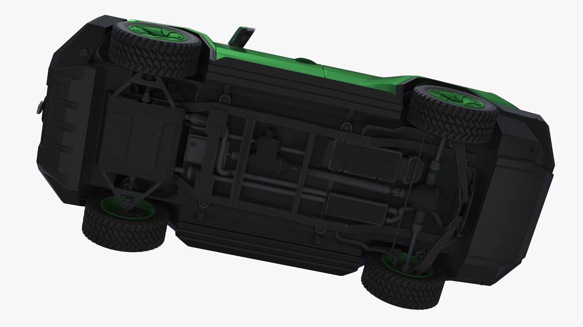 3D model 2024 Rezvani Vengeance Armored SUV Green