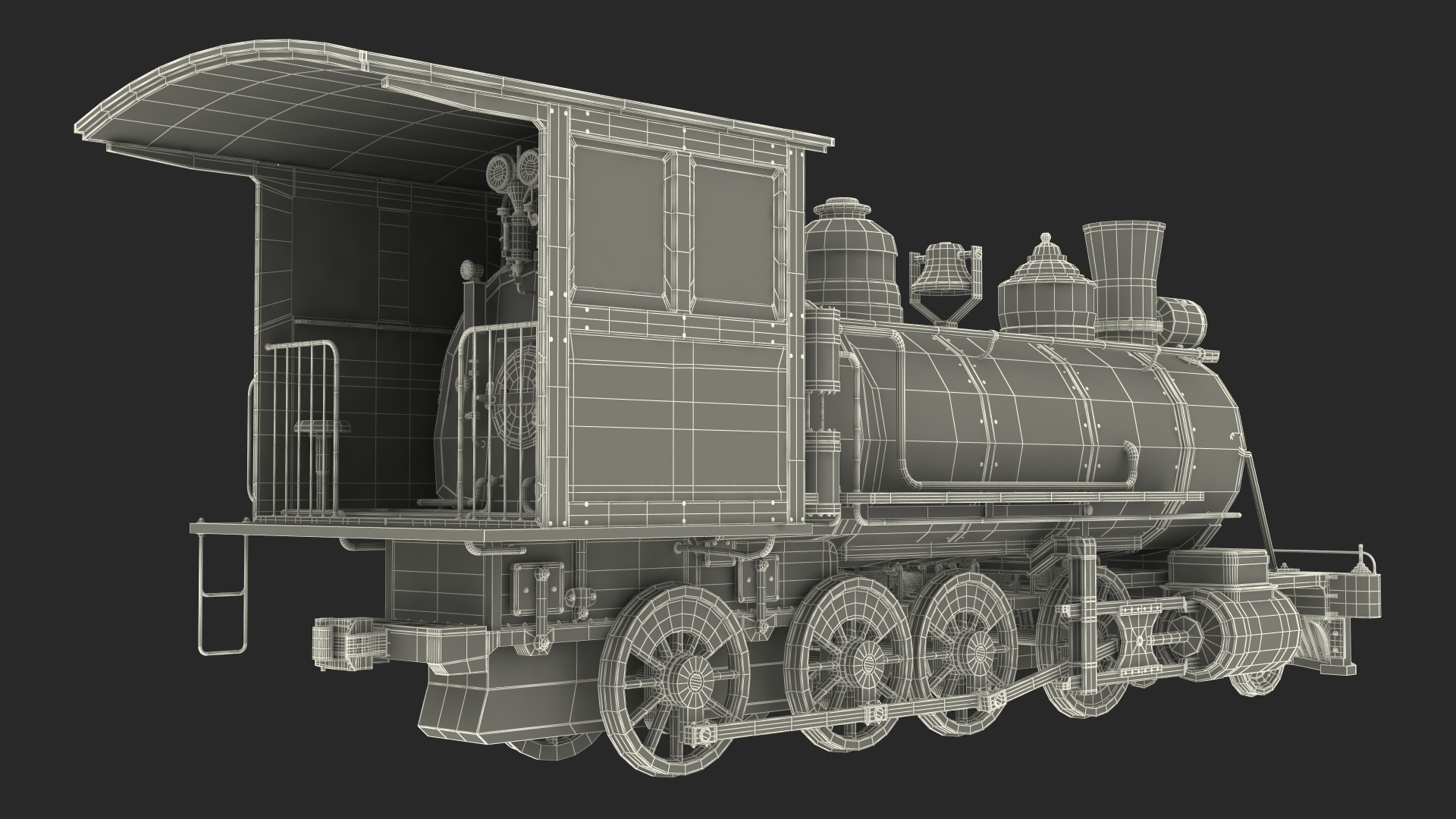 3D Steam Locomotive