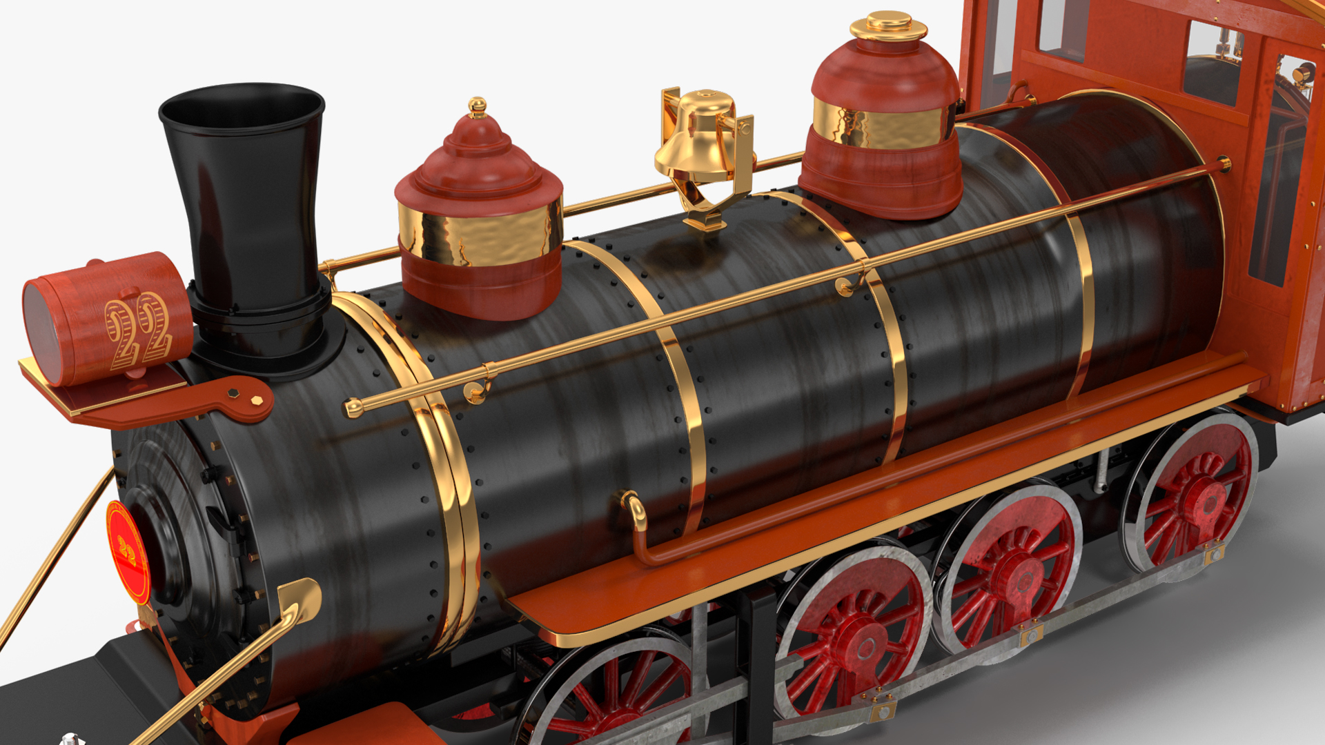 3D Steam Locomotive