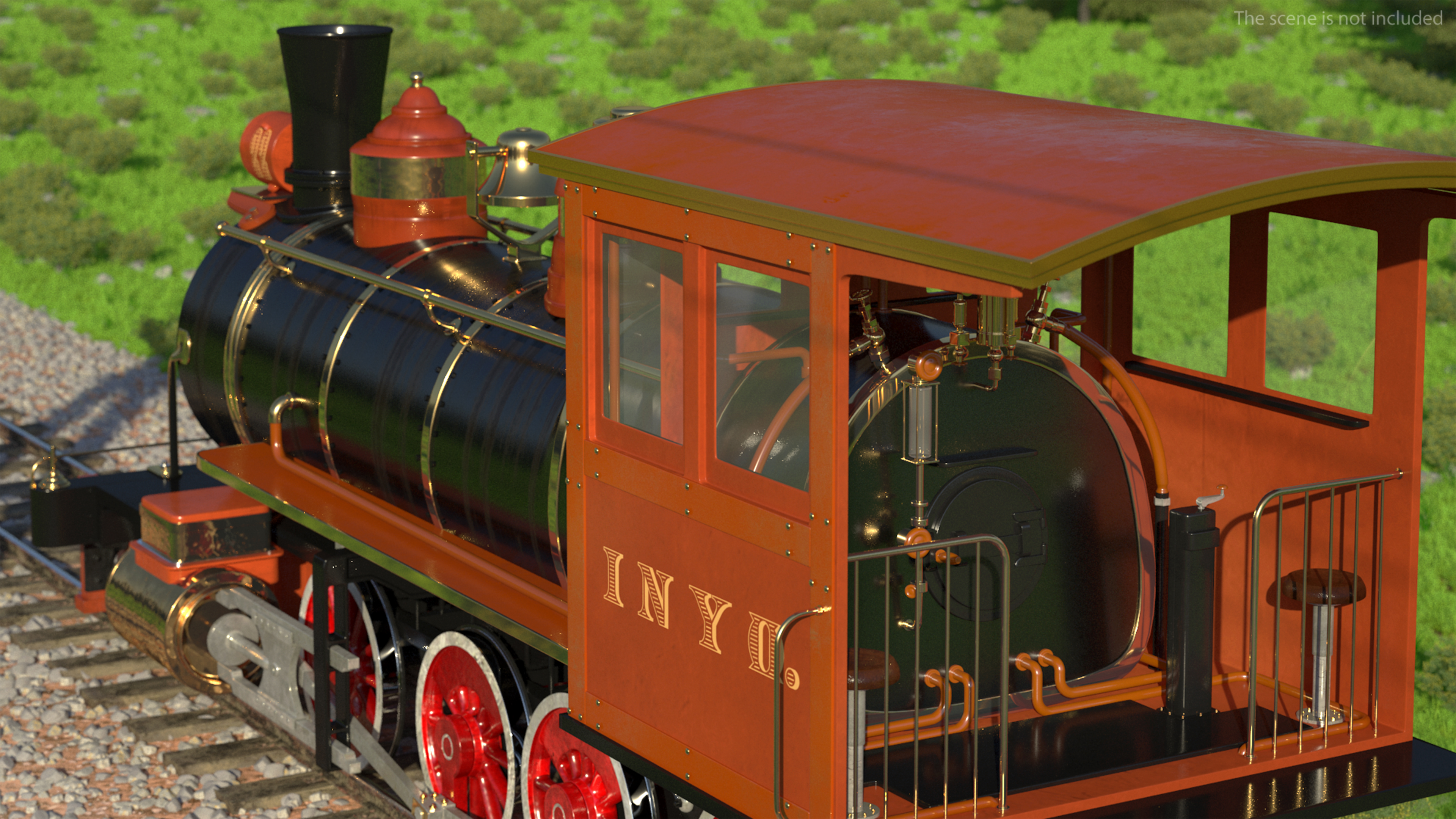 3D Steam Locomotive