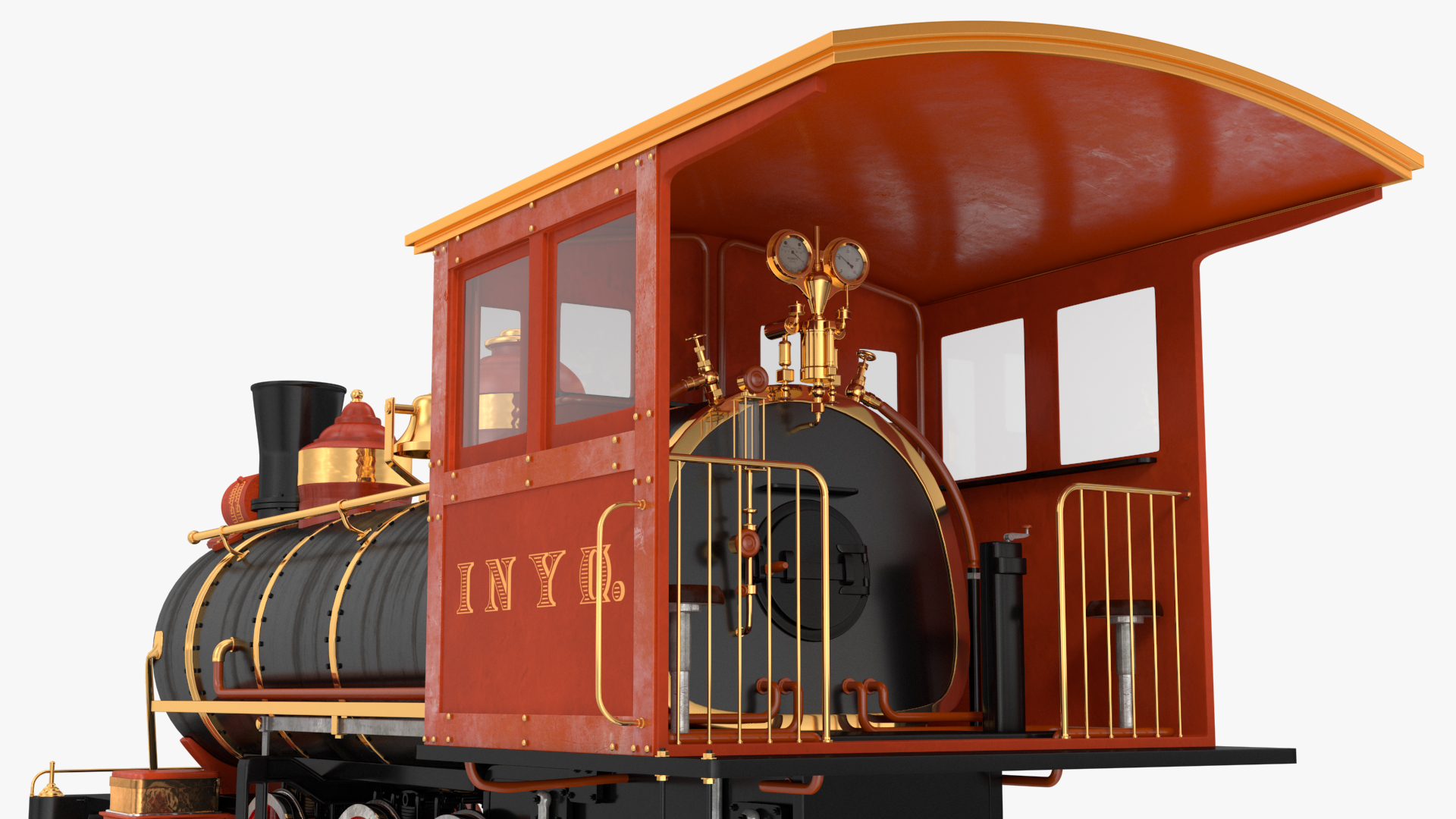 3D Steam Locomotive