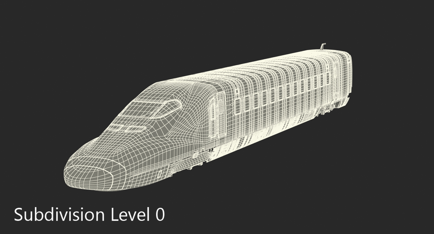 Bullet Train JR700 Locomotive Japan Railways 3D model