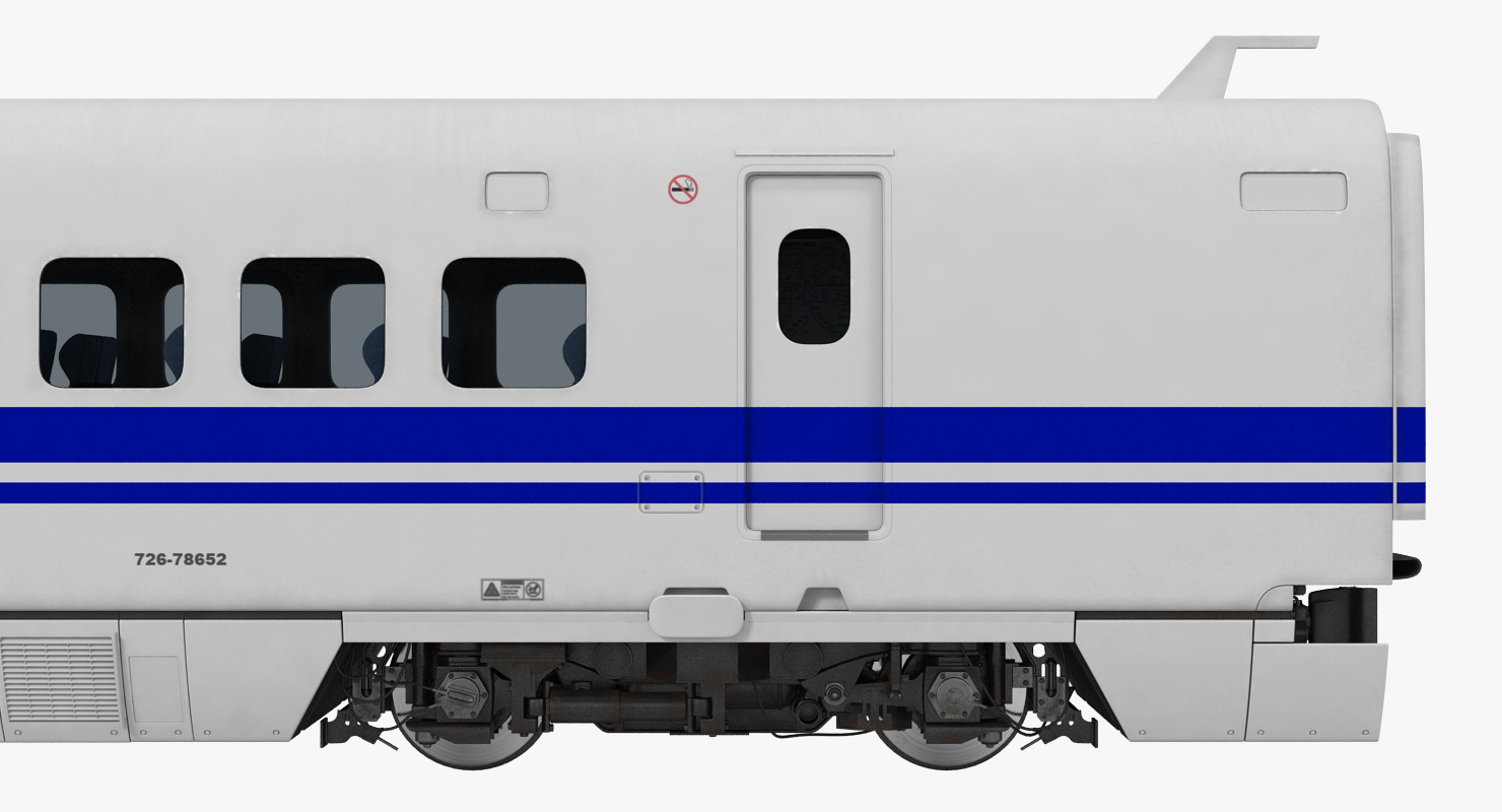 Bullet Train JR700 Locomotive Japan Railways 3D model