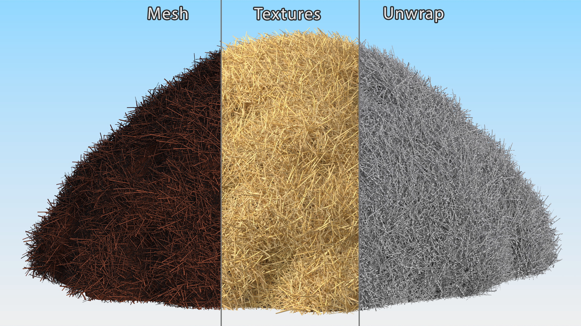 3D model Pile Hay