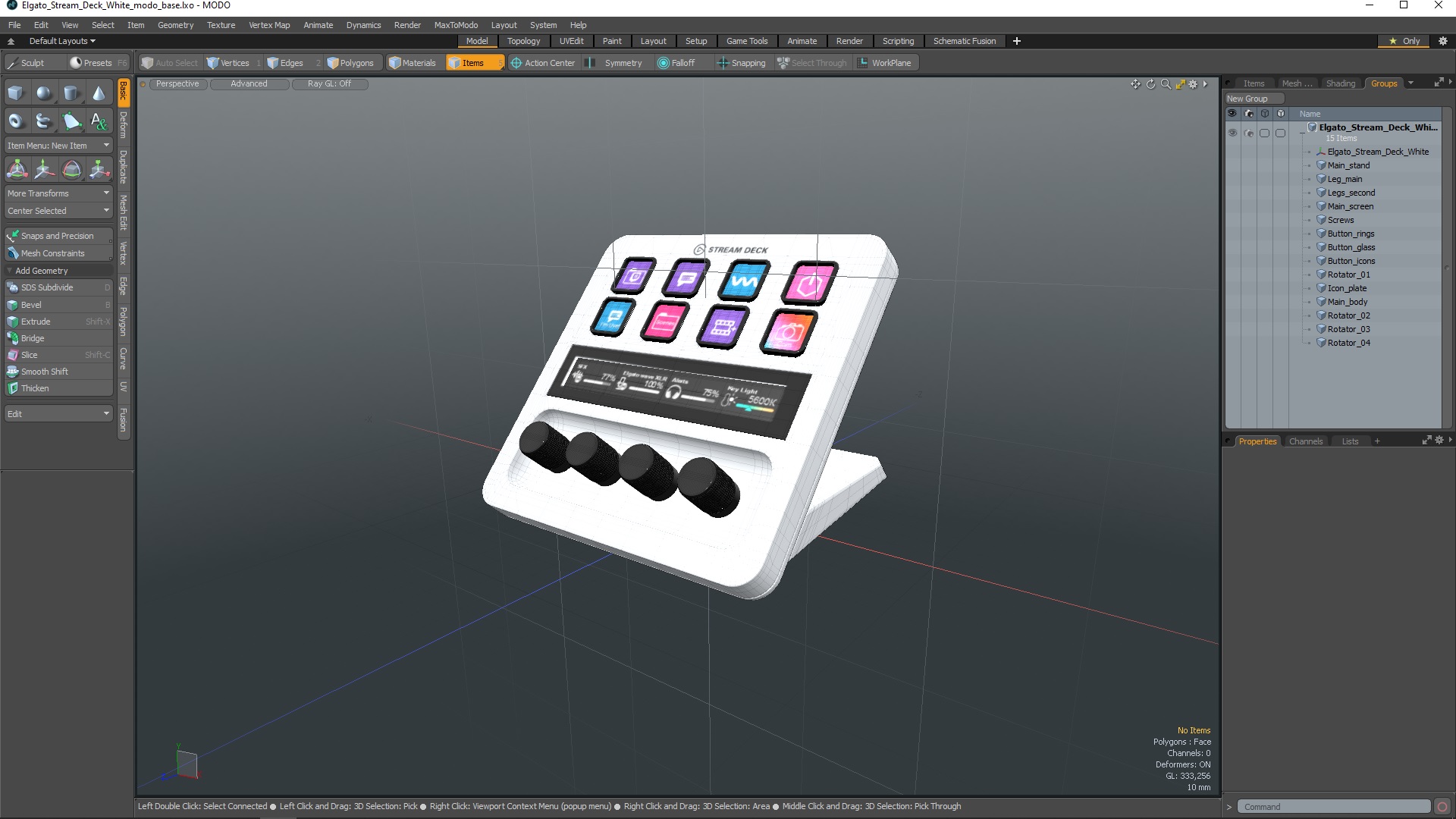 Elgato Stream Deck White 3D model