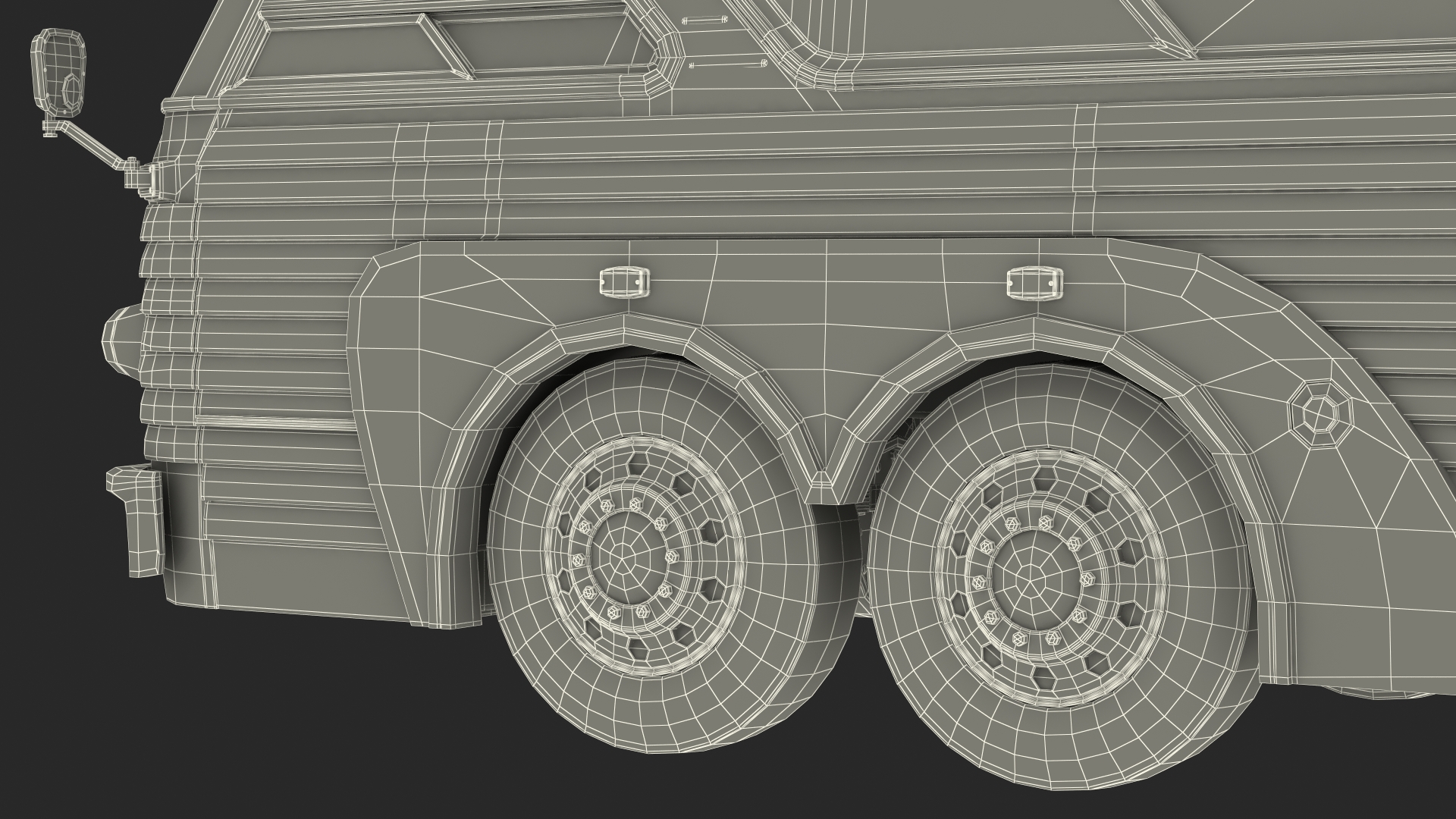 Sultana 1973 Bus Simple Interior 3D