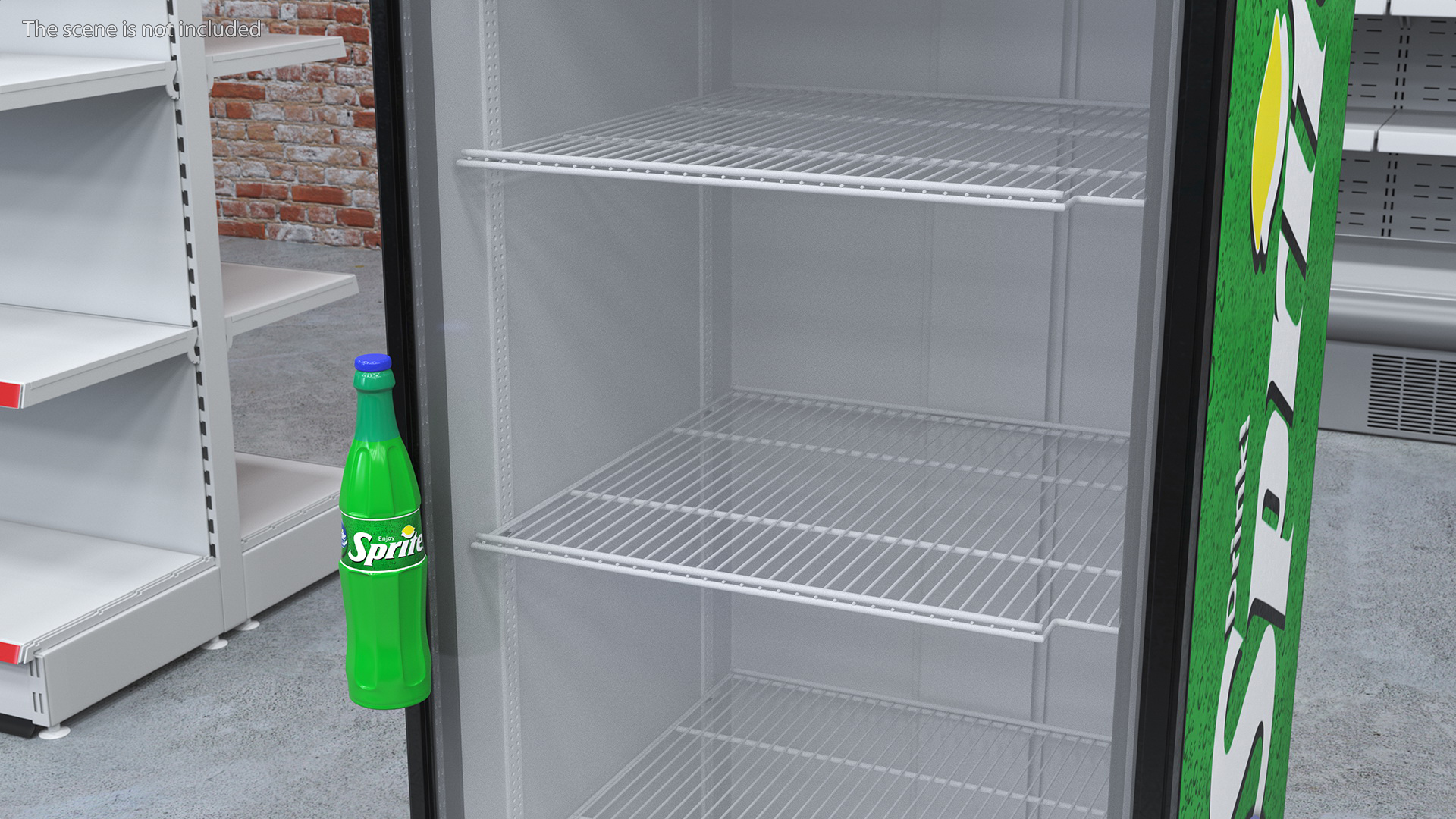 3D Sprite Fridge model