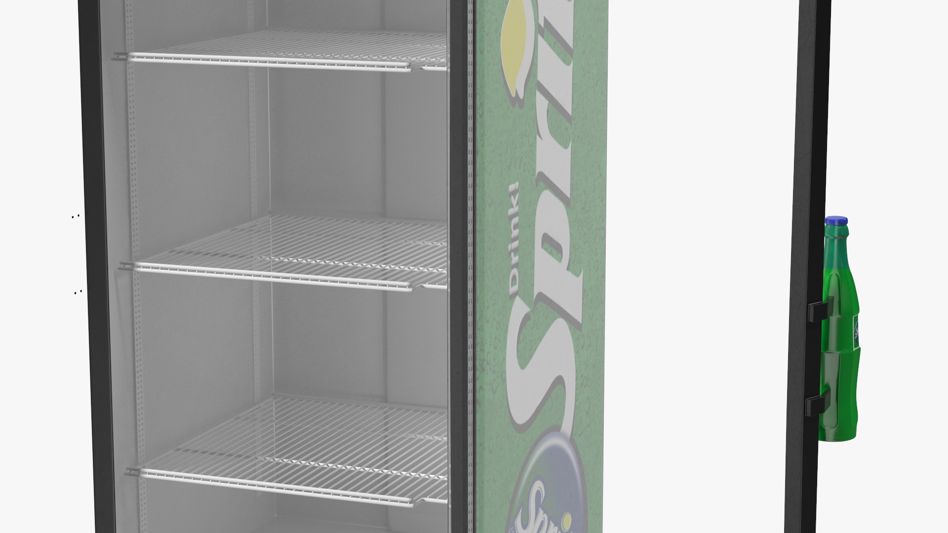 3D Sprite Fridge model