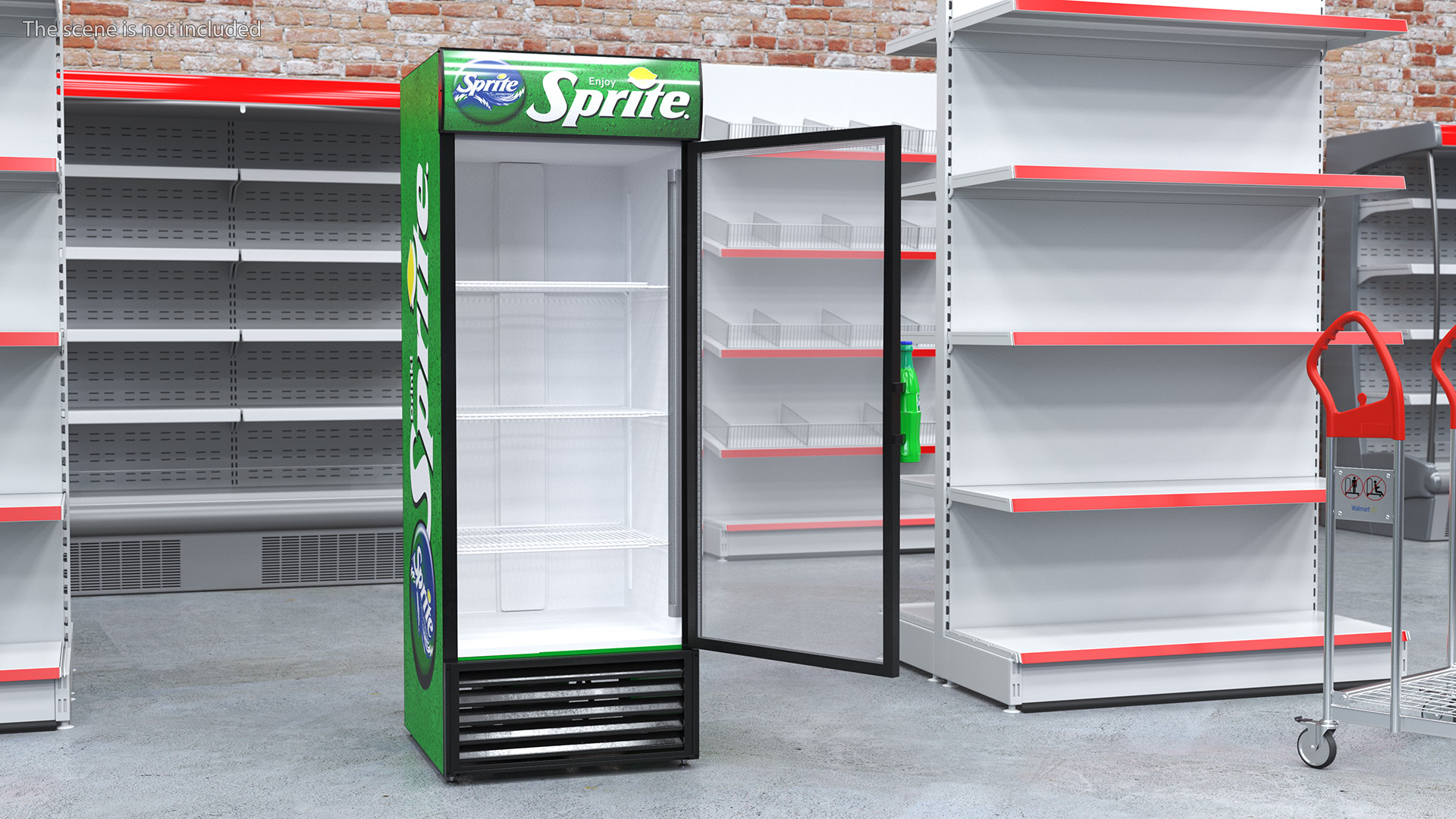 3D Sprite Fridge model