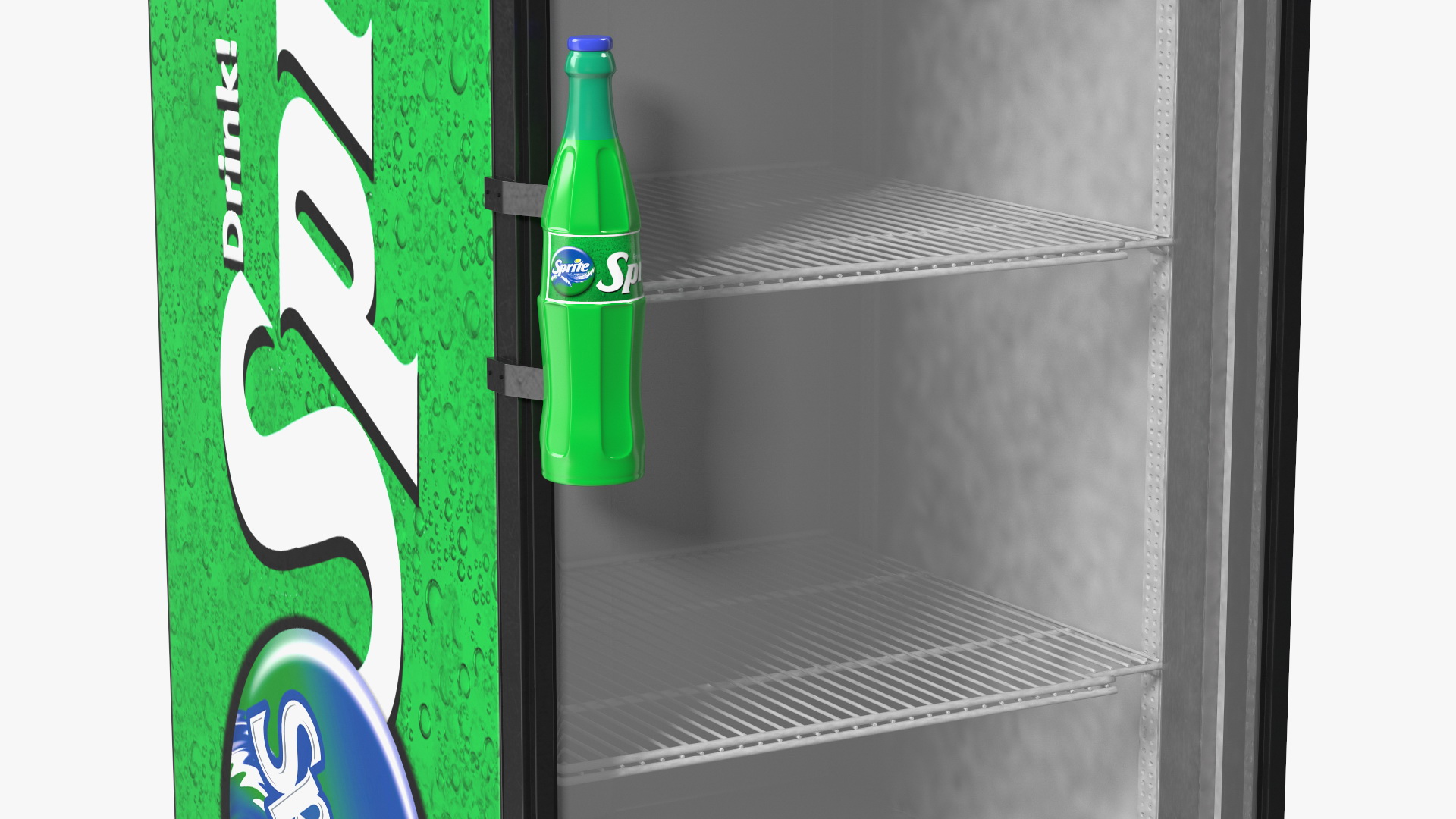 3D Sprite Fridge model