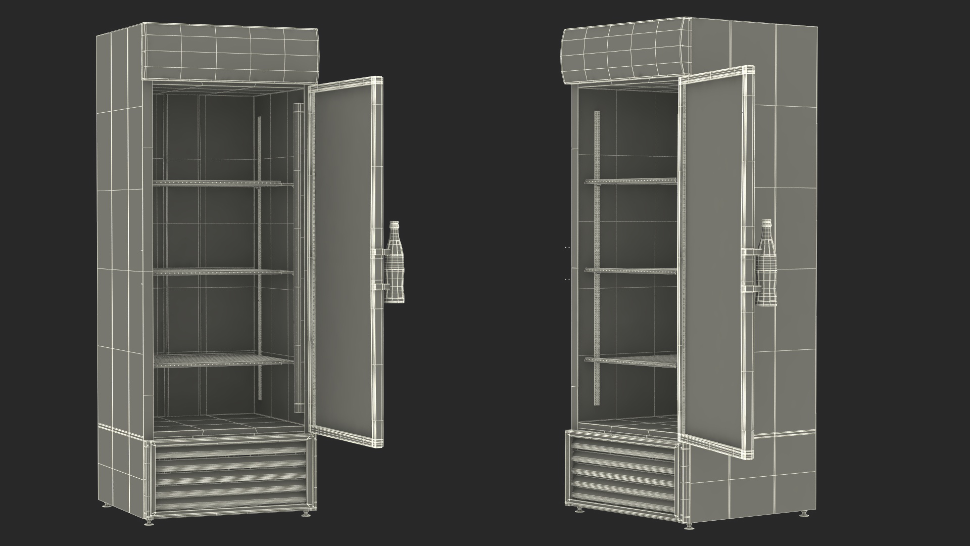 3D Sprite Fridge model