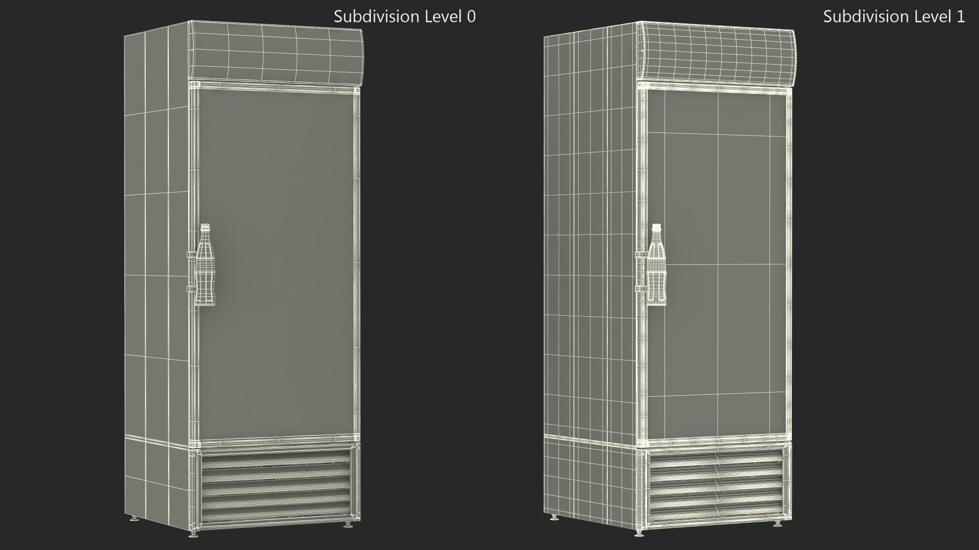 3D Sprite Fridge model