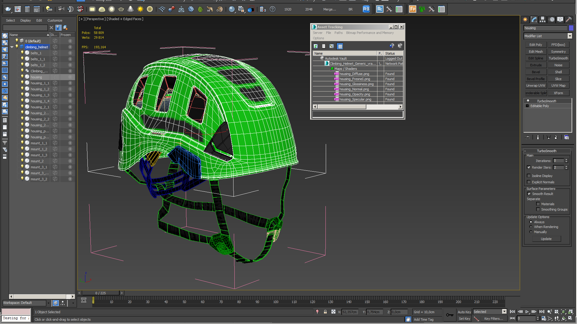 3D Climbing Helmet Generic model