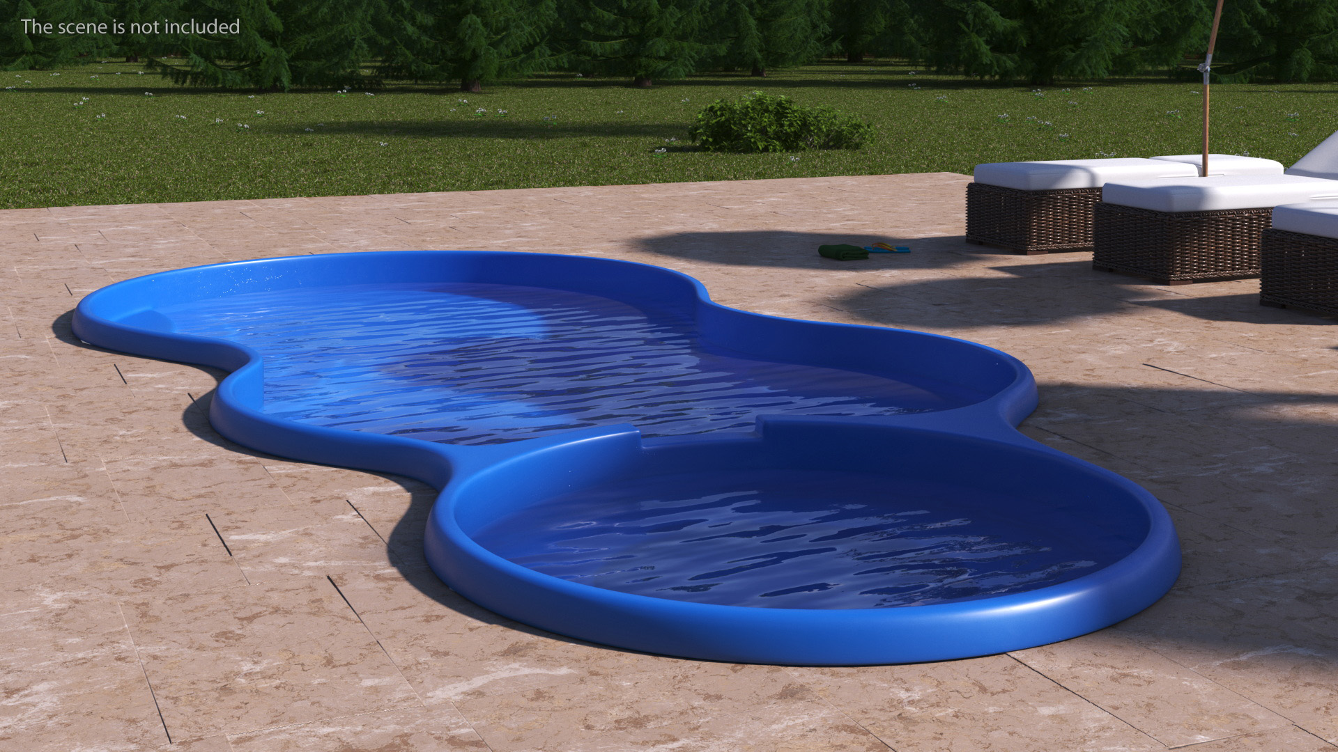 3D Laguna Pool