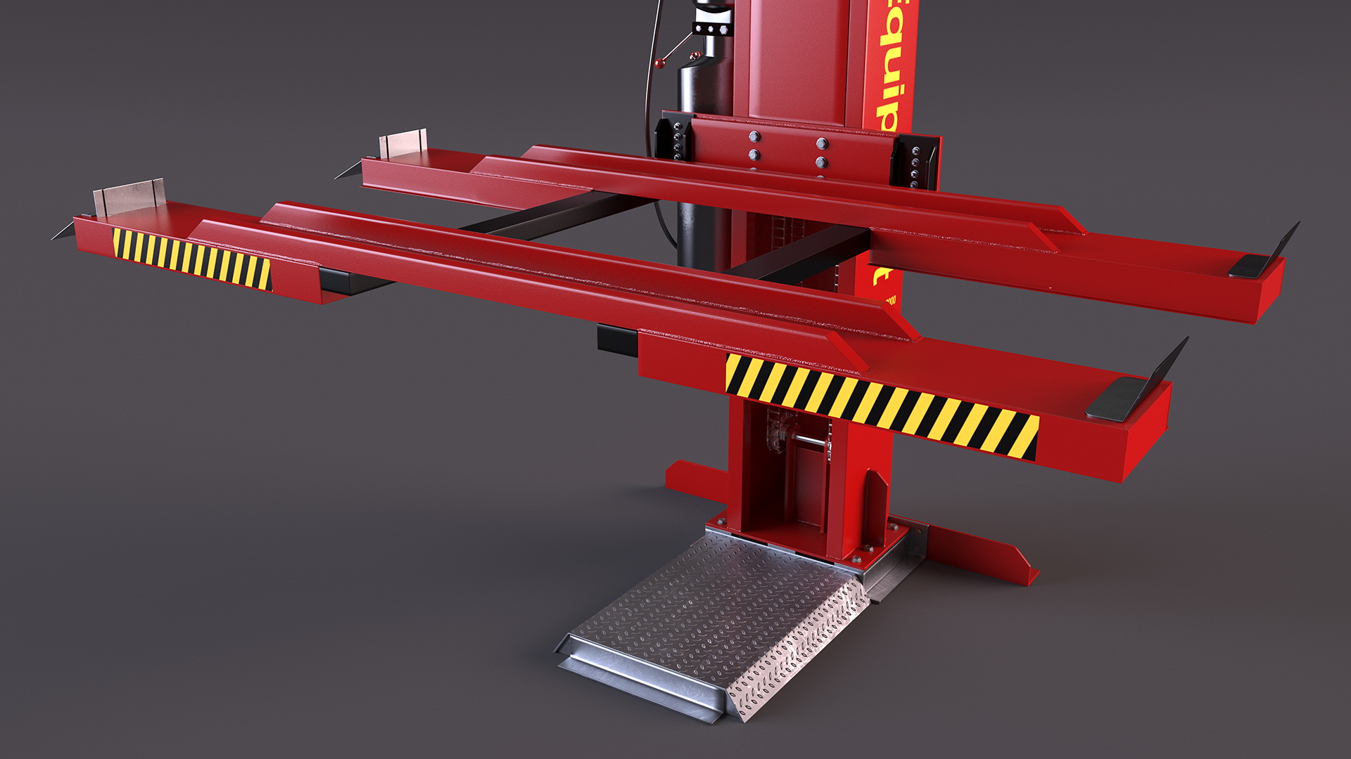 Single Post Car Storage Hoist 3D model