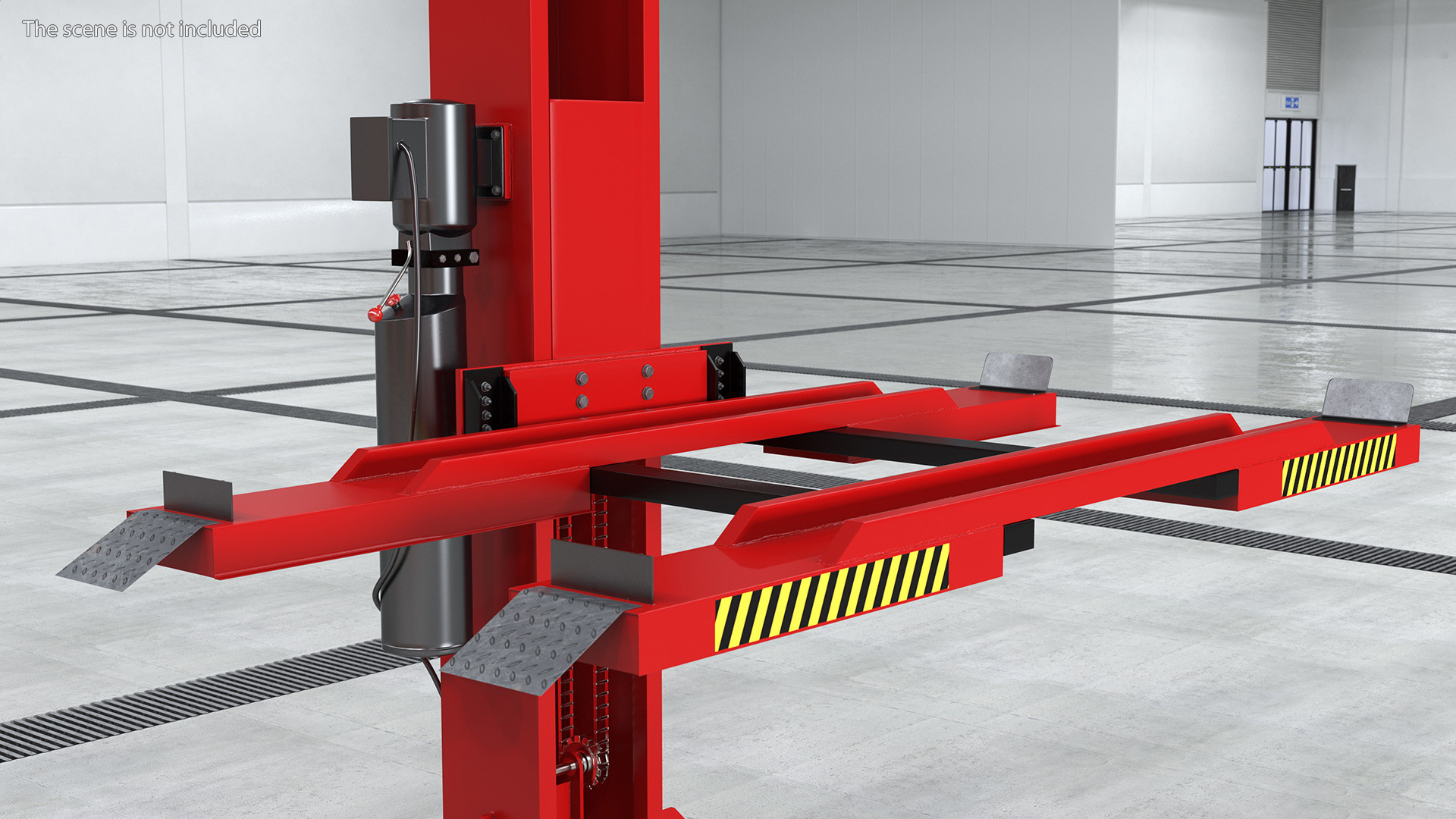 Single Post Car Storage Hoist 3D model