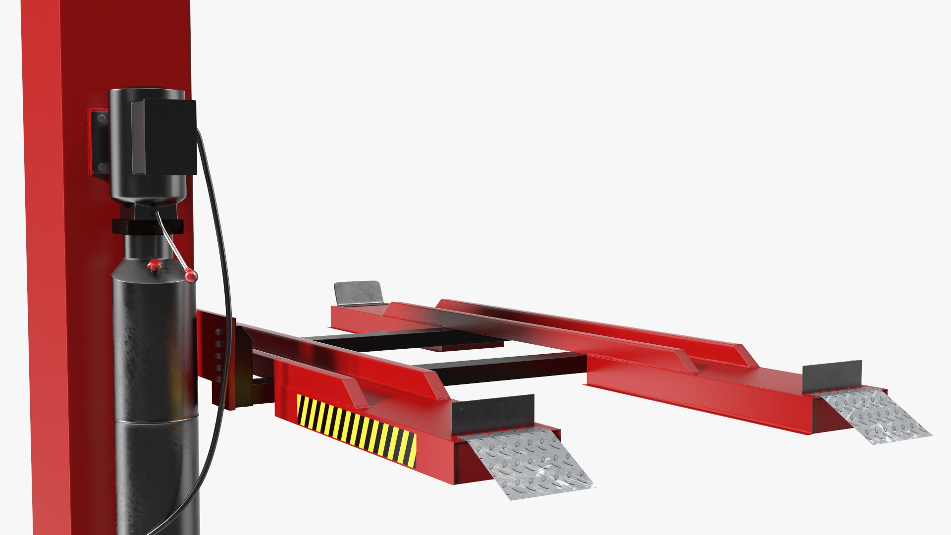 Single Post Car Storage Hoist 3D model