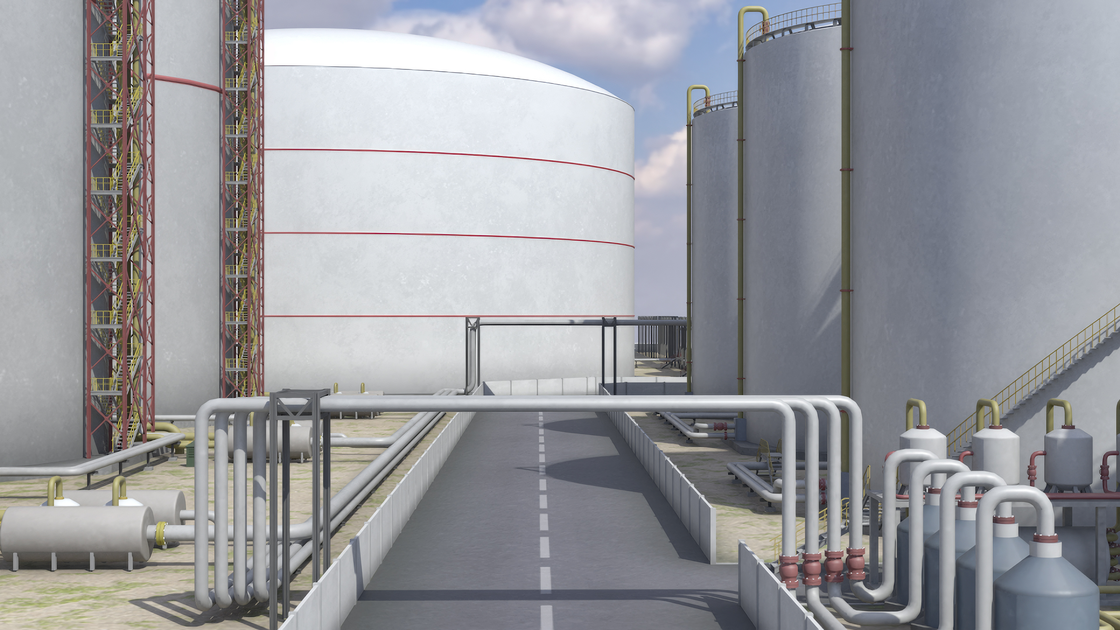 LNG Plant 3D model