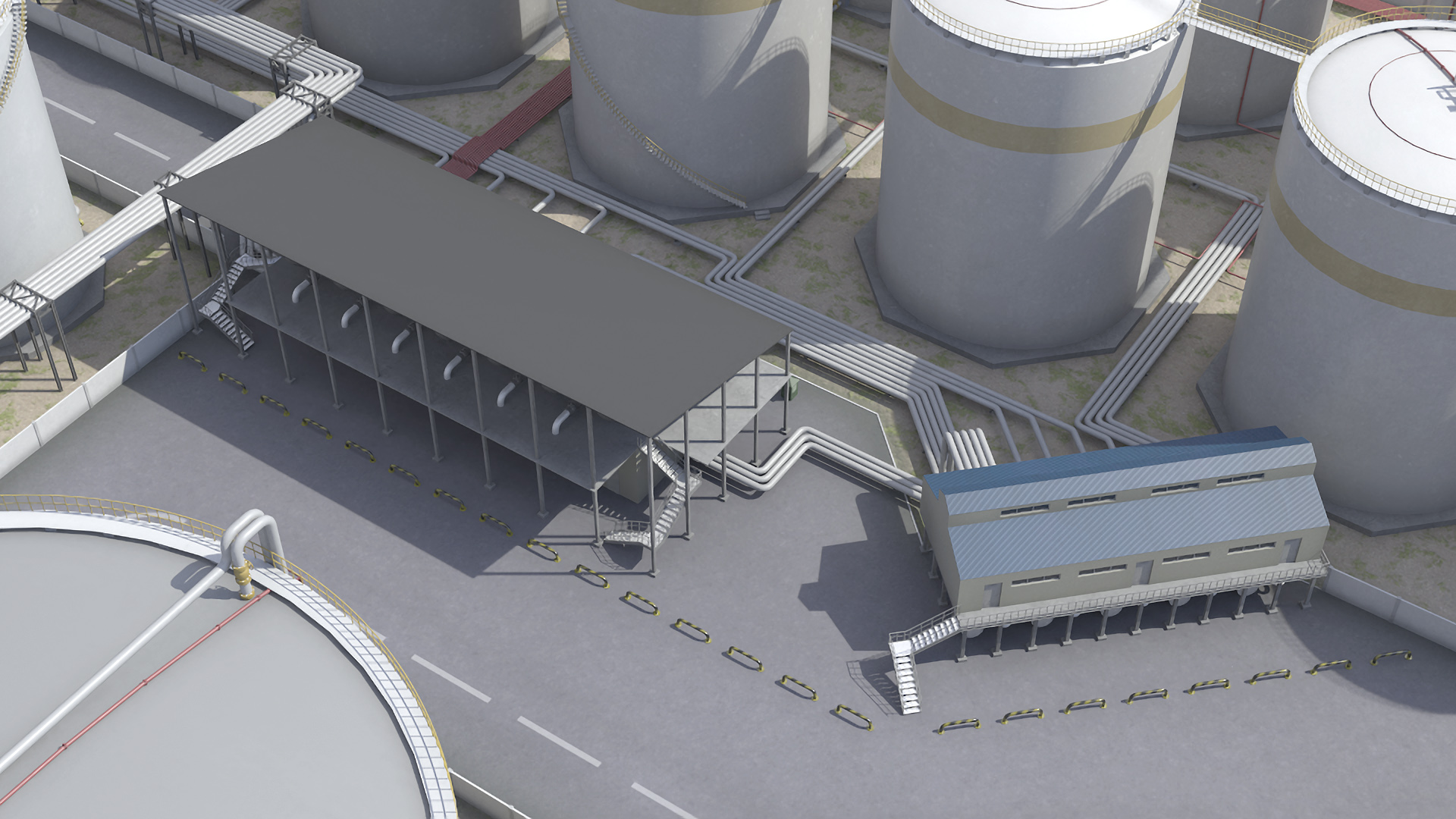 LNG Plant 3D model